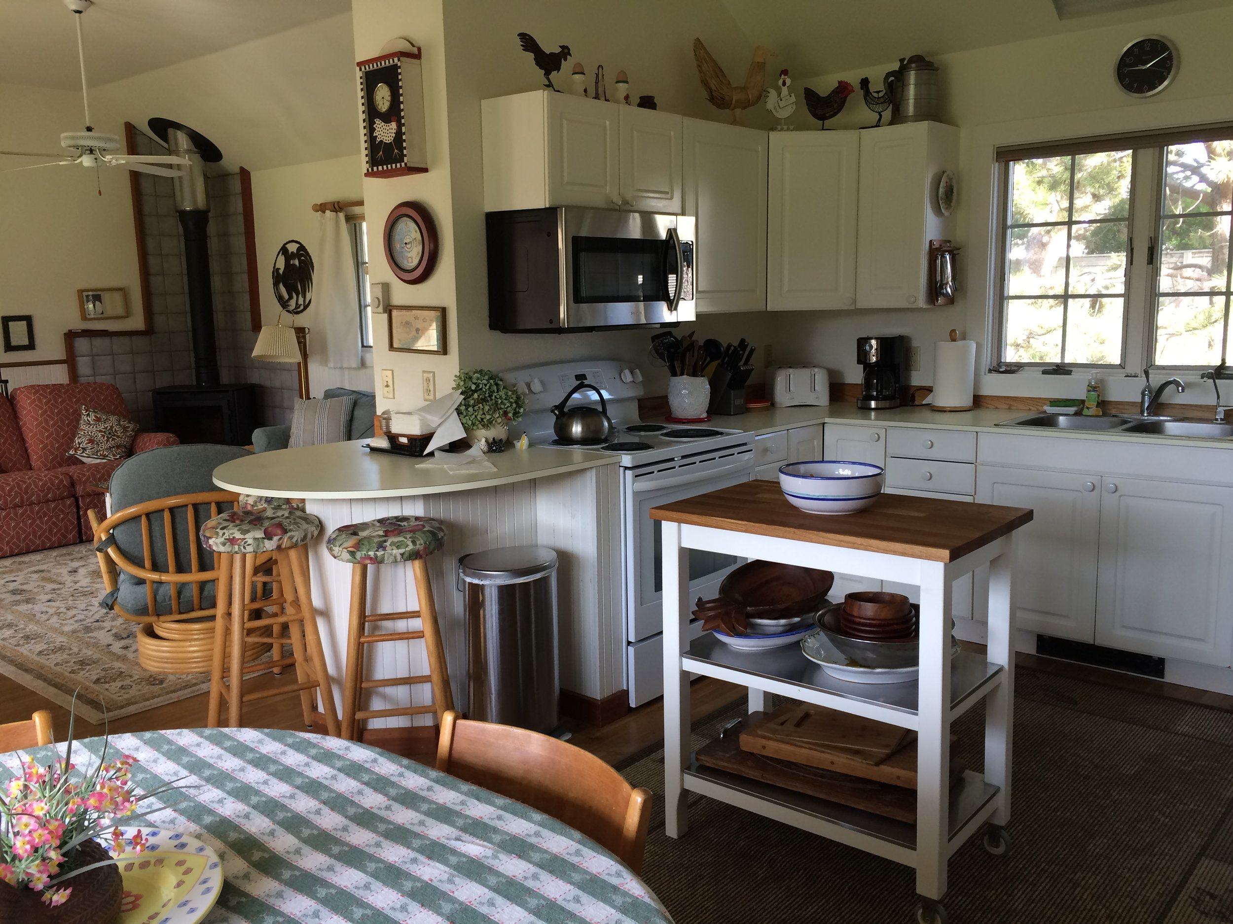 View of the Kitchen from Dining Area 