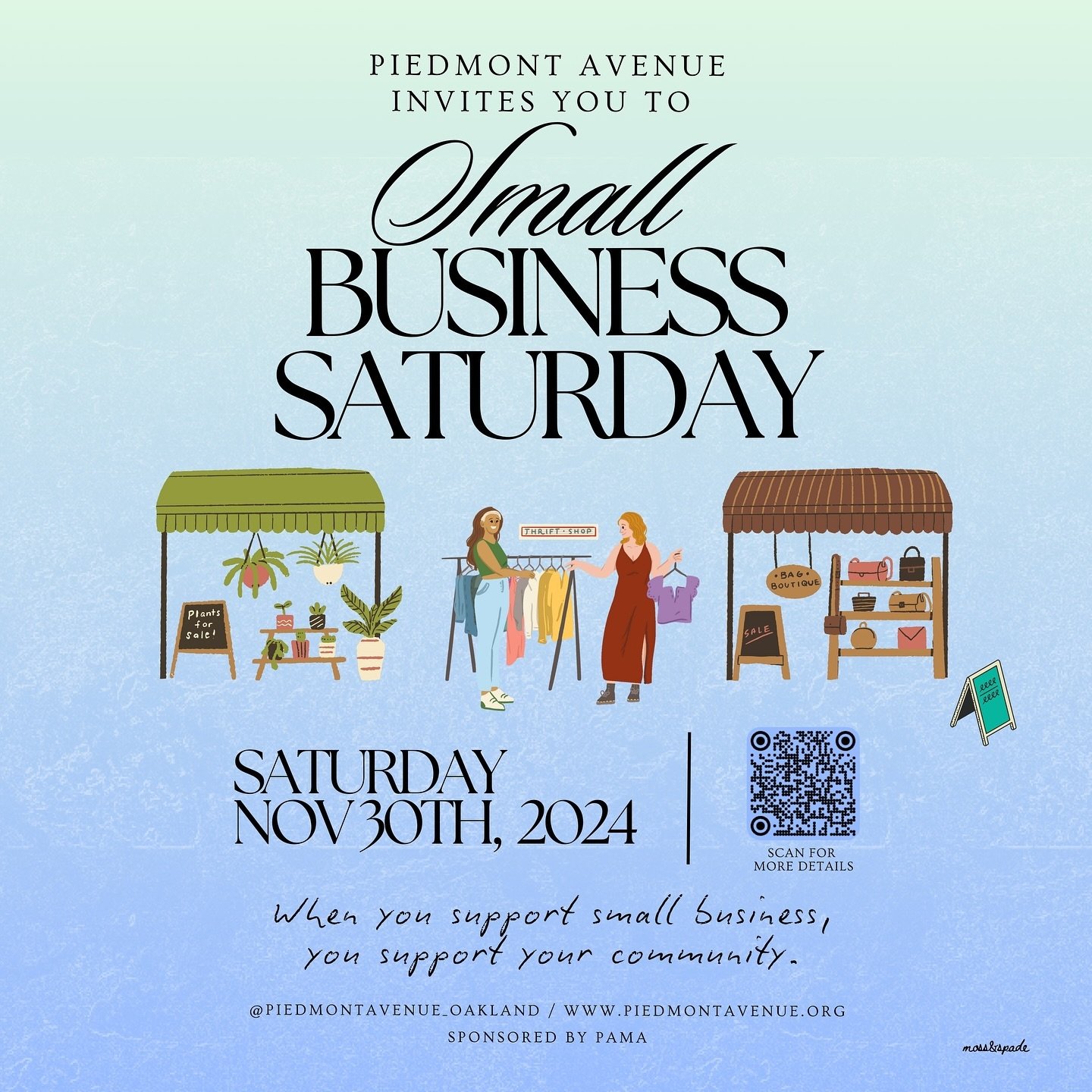 🎉 Small Business Saturday is Coming! 🎉

Mark your calendars for the Saturday after Thanksgiving and end the year by supporting small businesses! 🛍️💚

As we wrap up 2024, there&rsquo;s no better time to shop small and make a big impact. Every purc