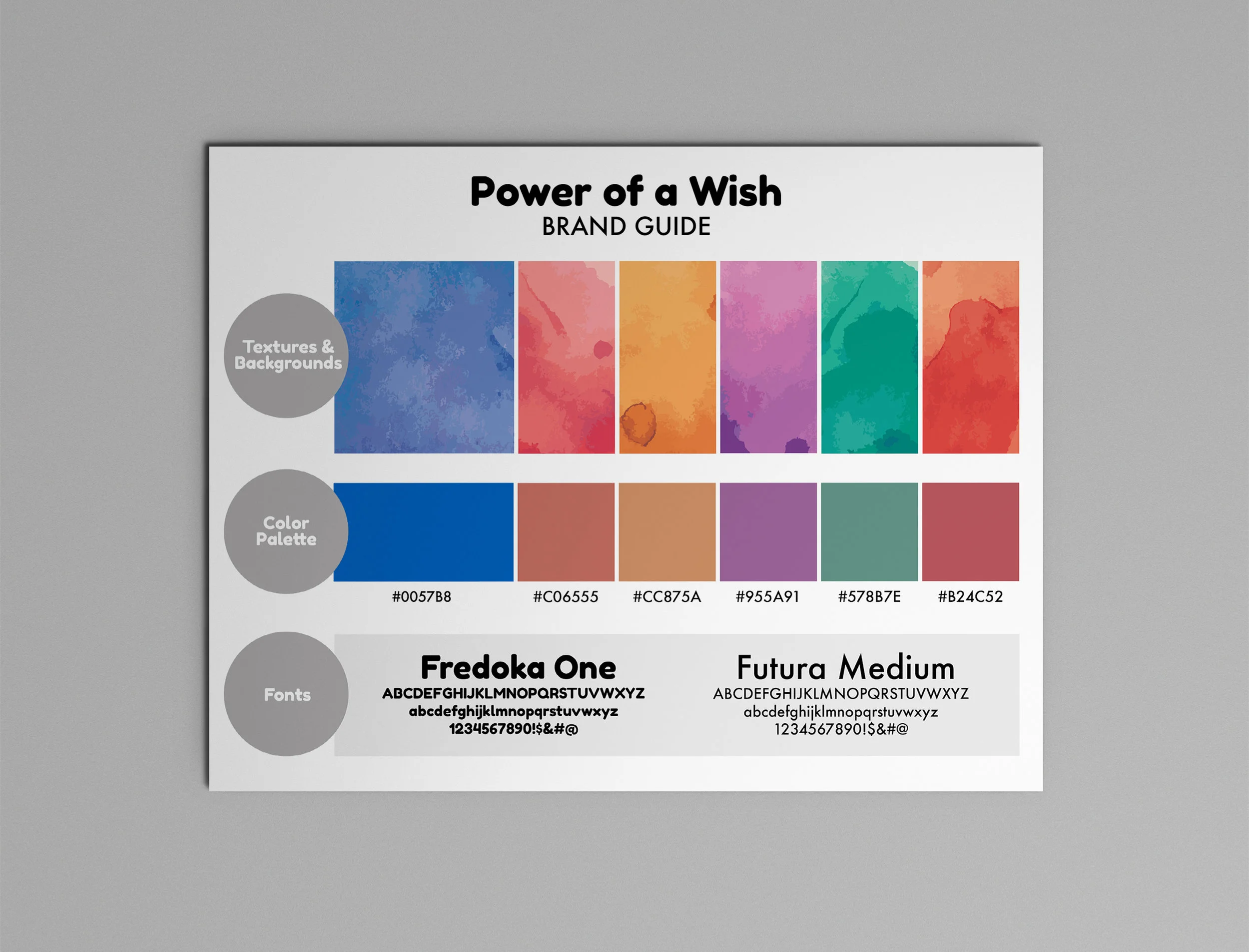 "Power of a Wish" official brand guide