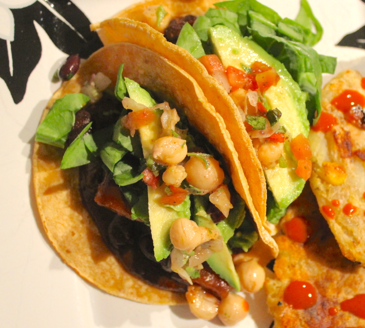 Sweet Potato Mole Tacos w: Chickpeas.JPG