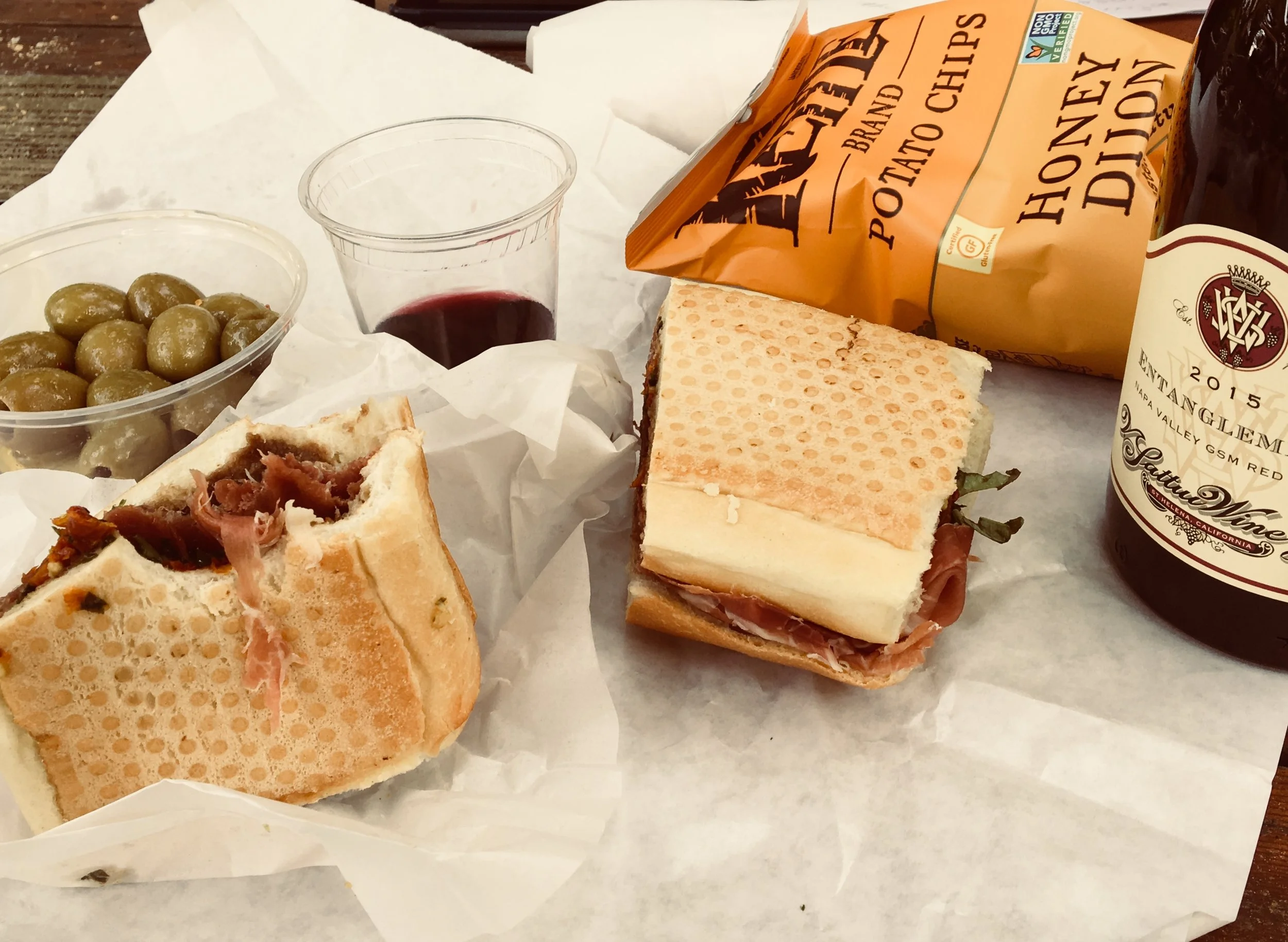 The #8 Sandwich from Genova Deli in Napa