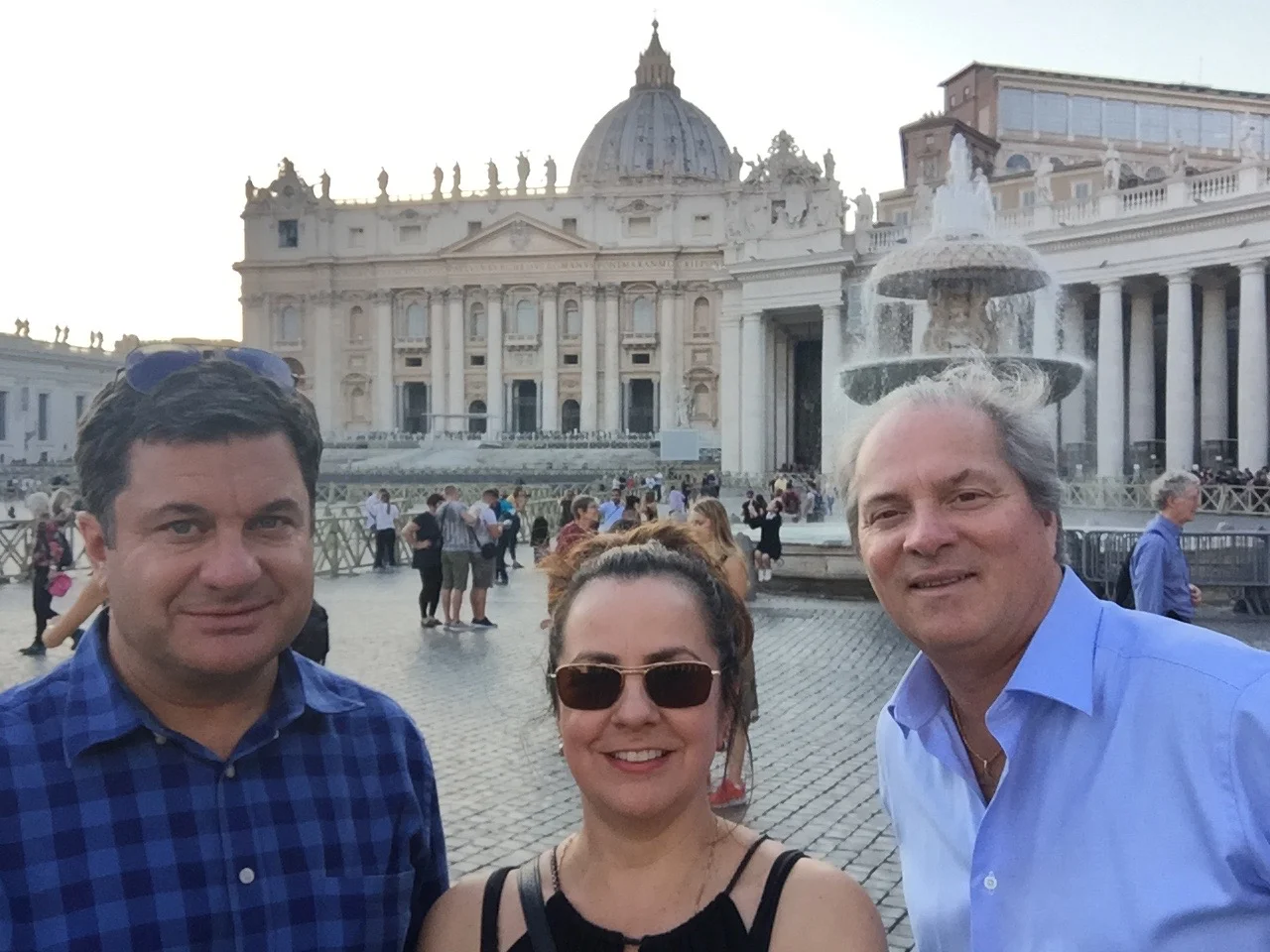 At the Vatican - that you can clearly see.