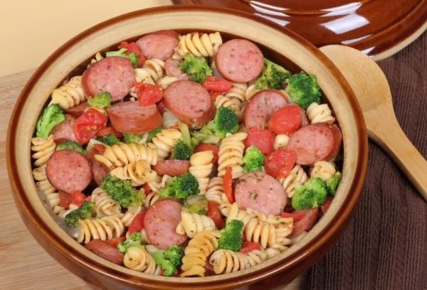 Broccoli & Turkey Sausage With Pasta