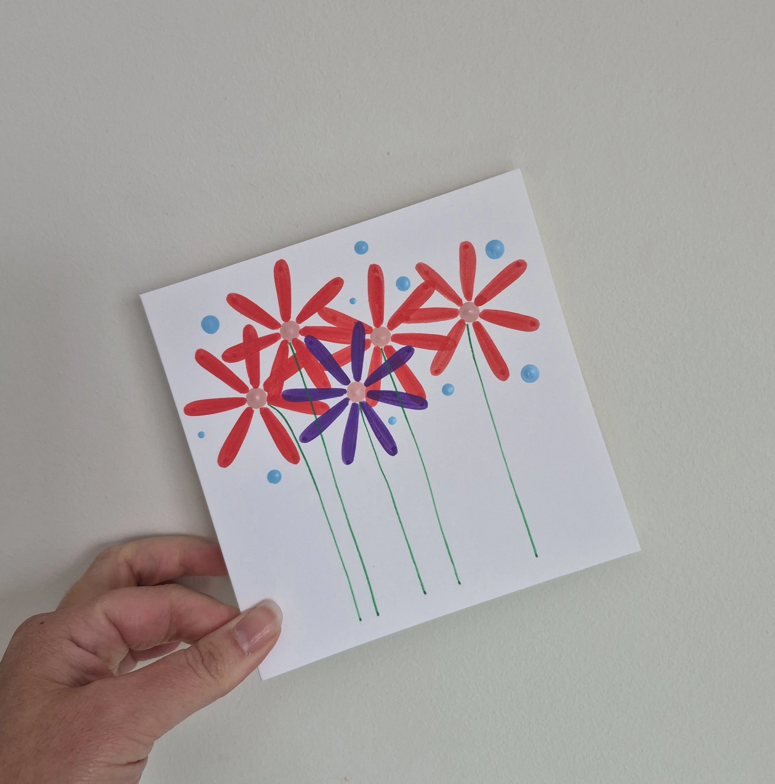MIXED FLOWER CARD