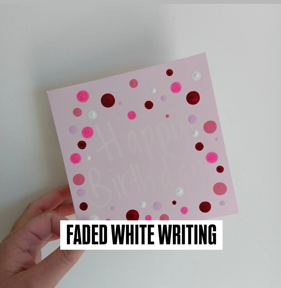 Clearance - pink birthday card
