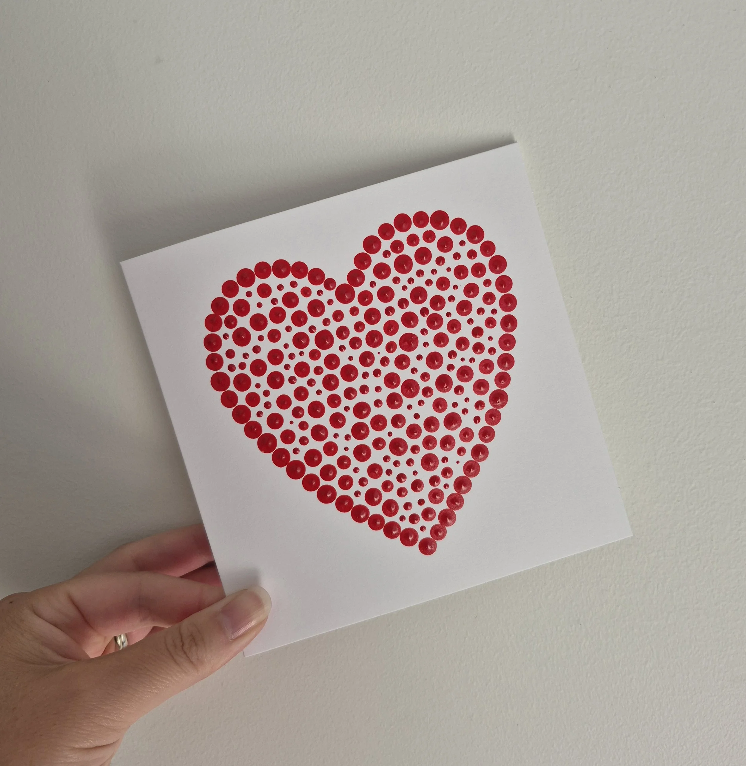 RED HEART CARD
