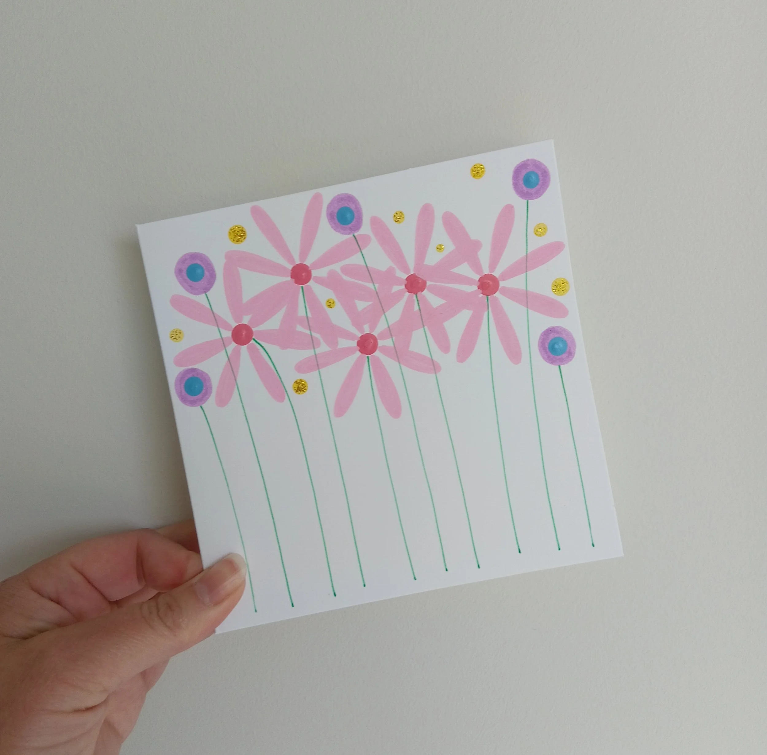 MIXED FLOWER CARD
