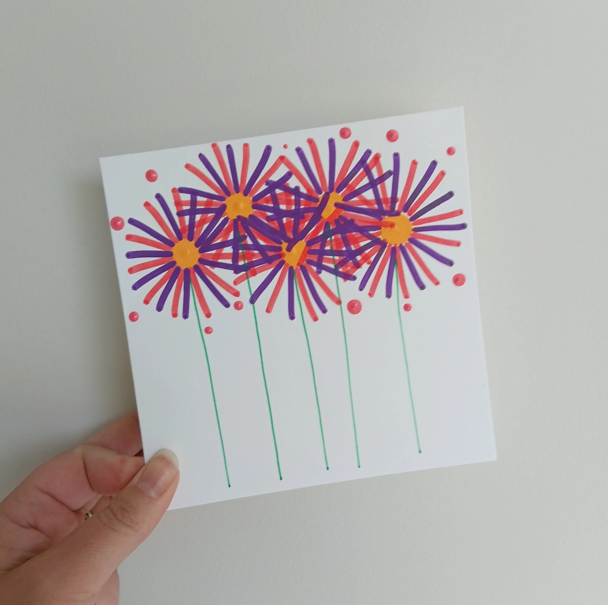 MIXED FLOWER CARD