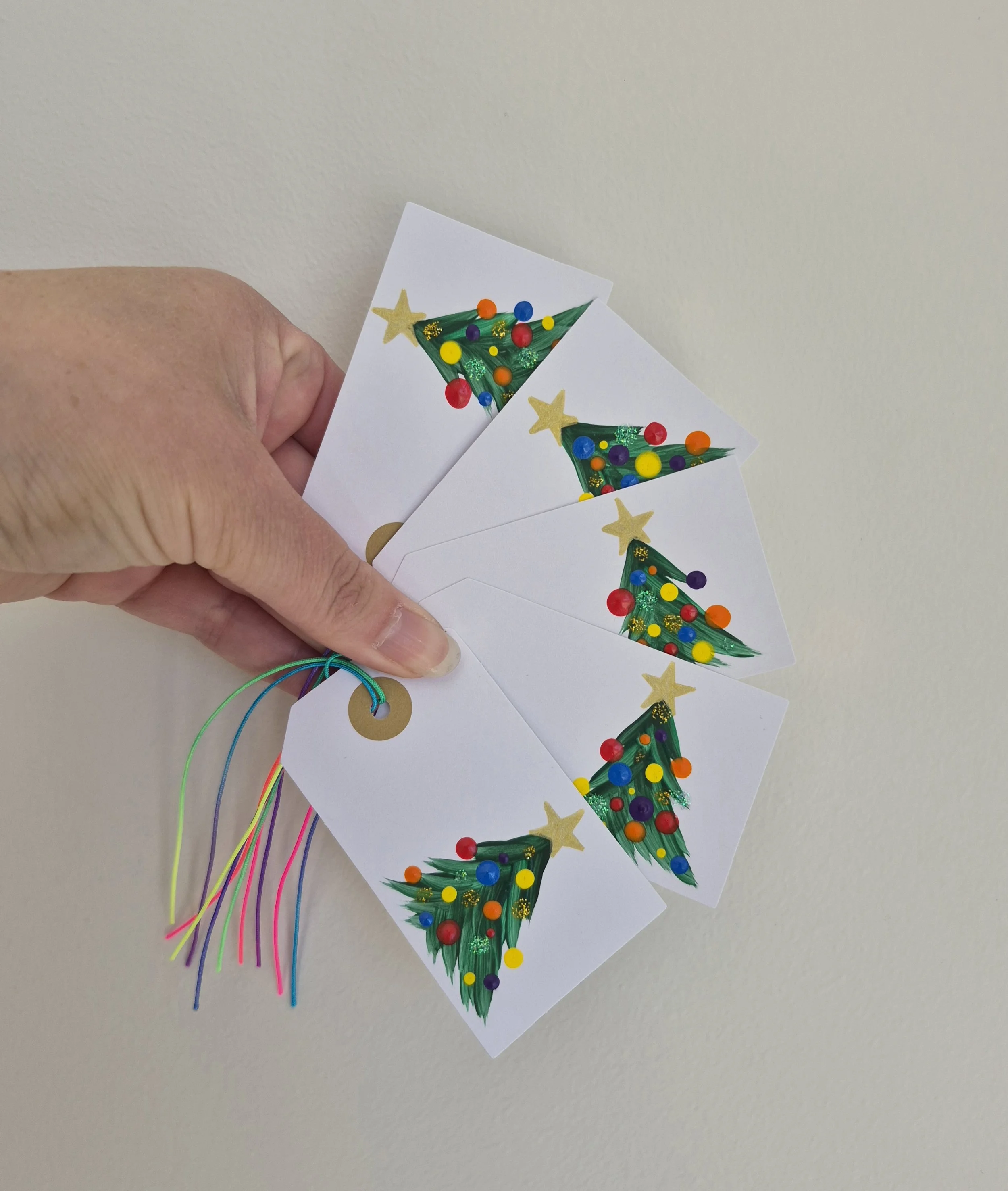 MINI GIFT TAGS - CHRISTMAS TREE