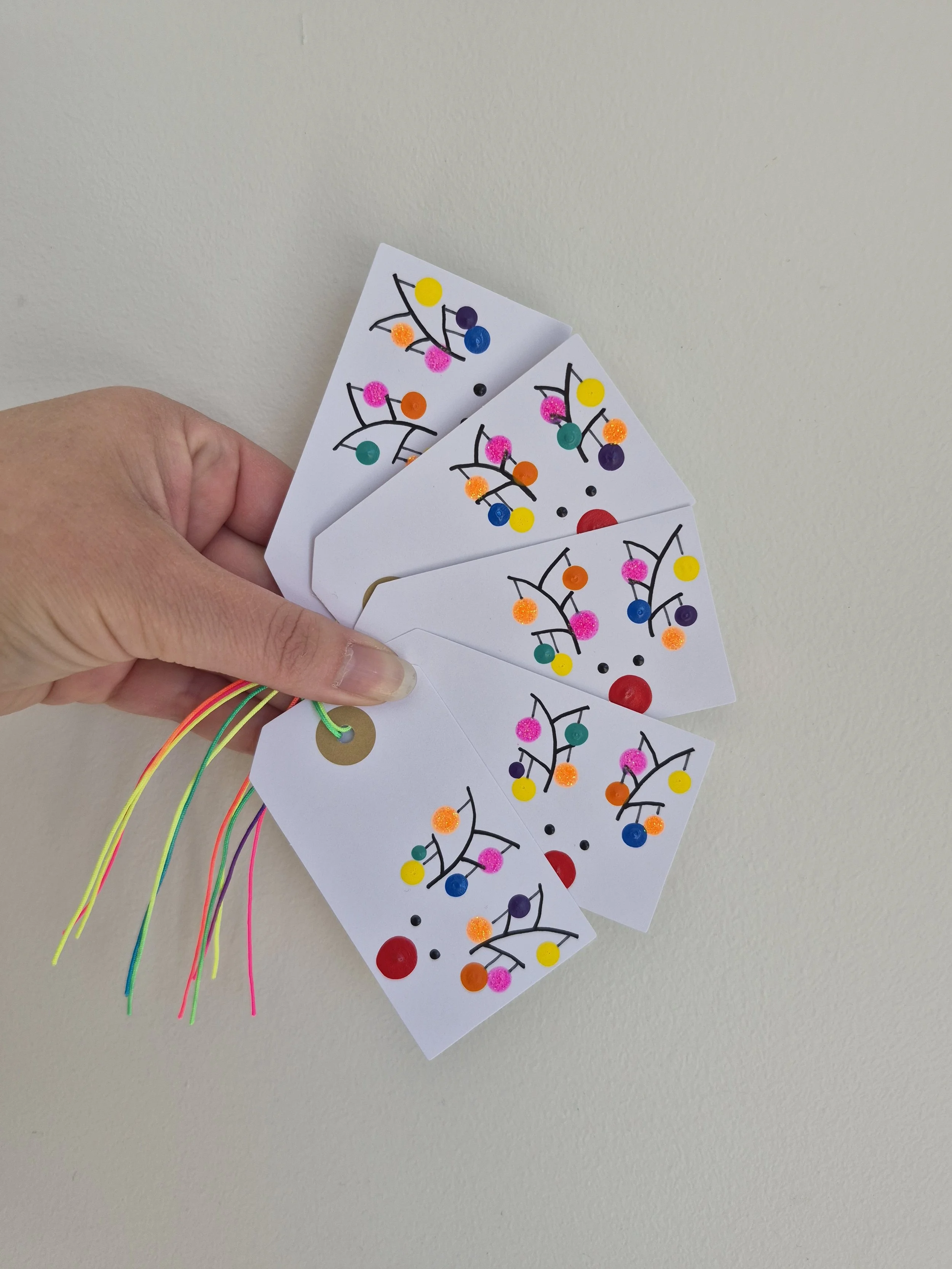 MINI GIFT TAGS - REINDEER