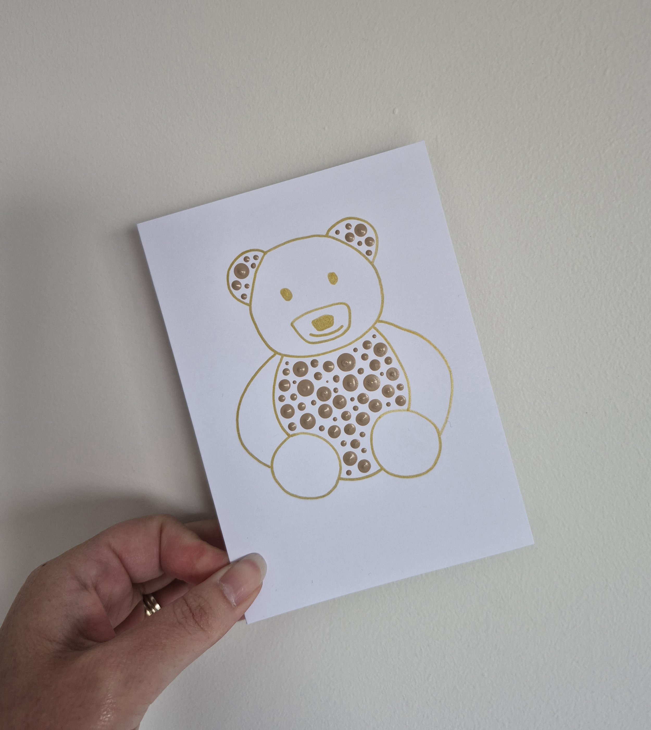 TEDDY BEAR CARD