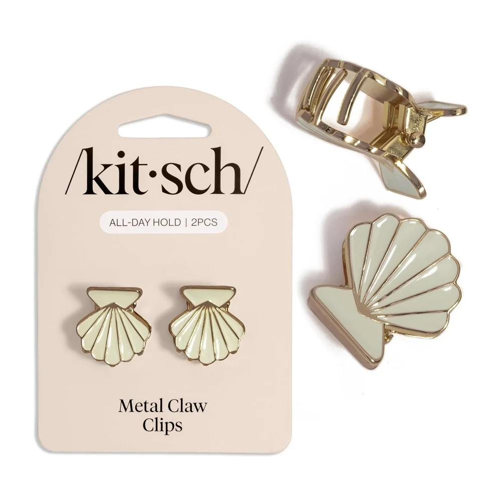 Clamshell hair clips