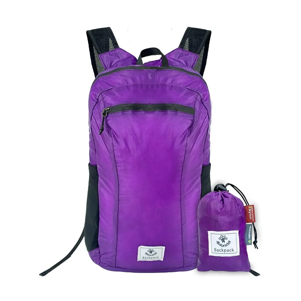 Collapsible hiking backpack