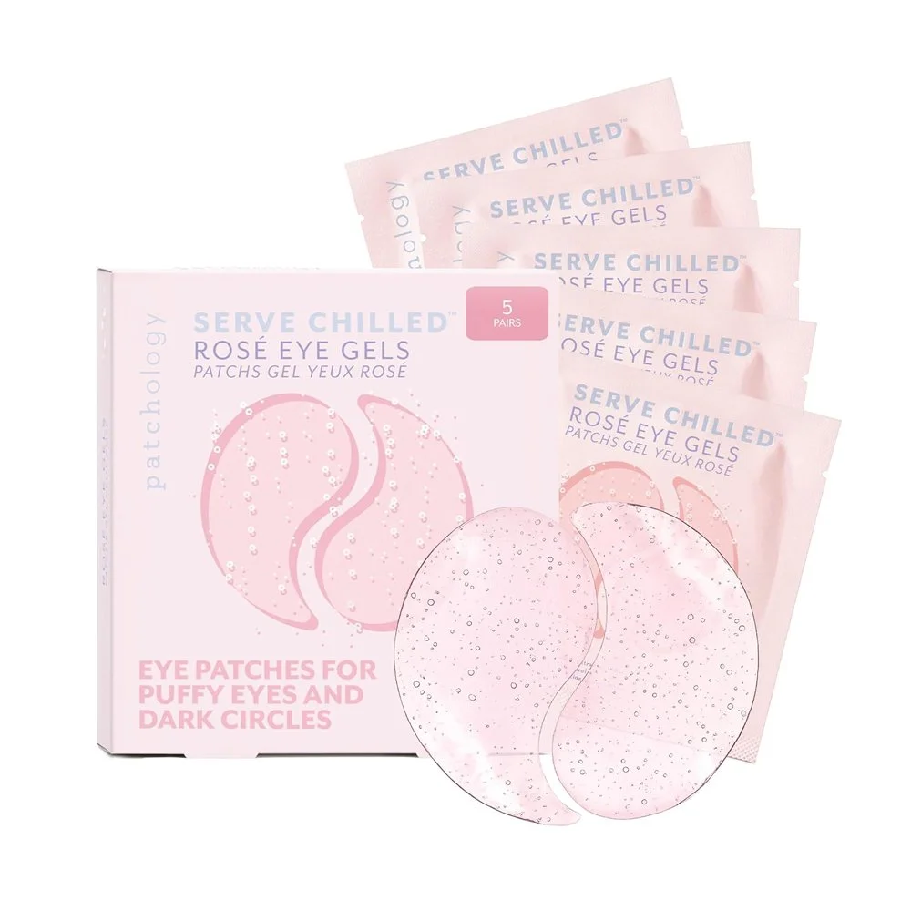 Rosé hydrating under-eye patches