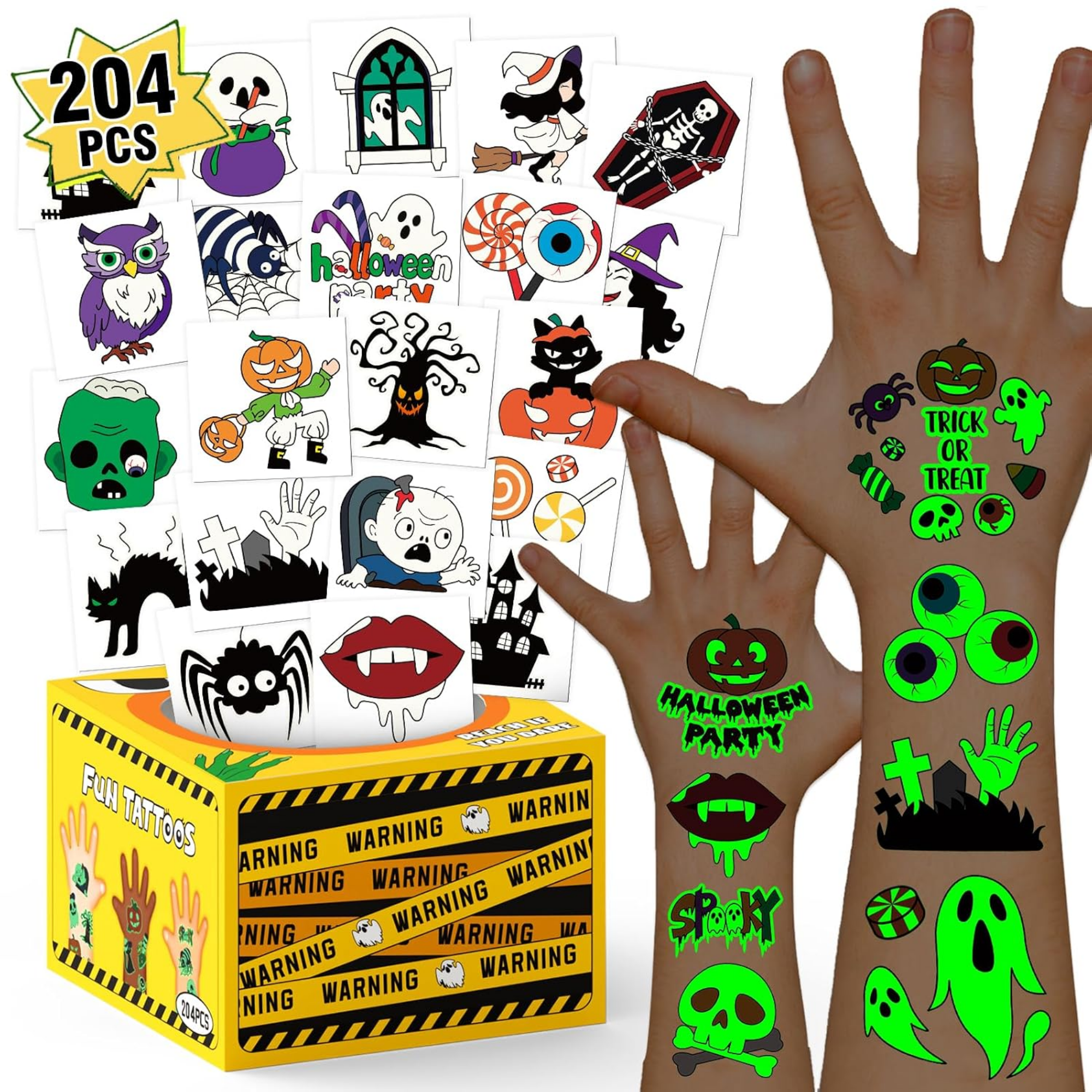 Luminous Halloween Tattoos
