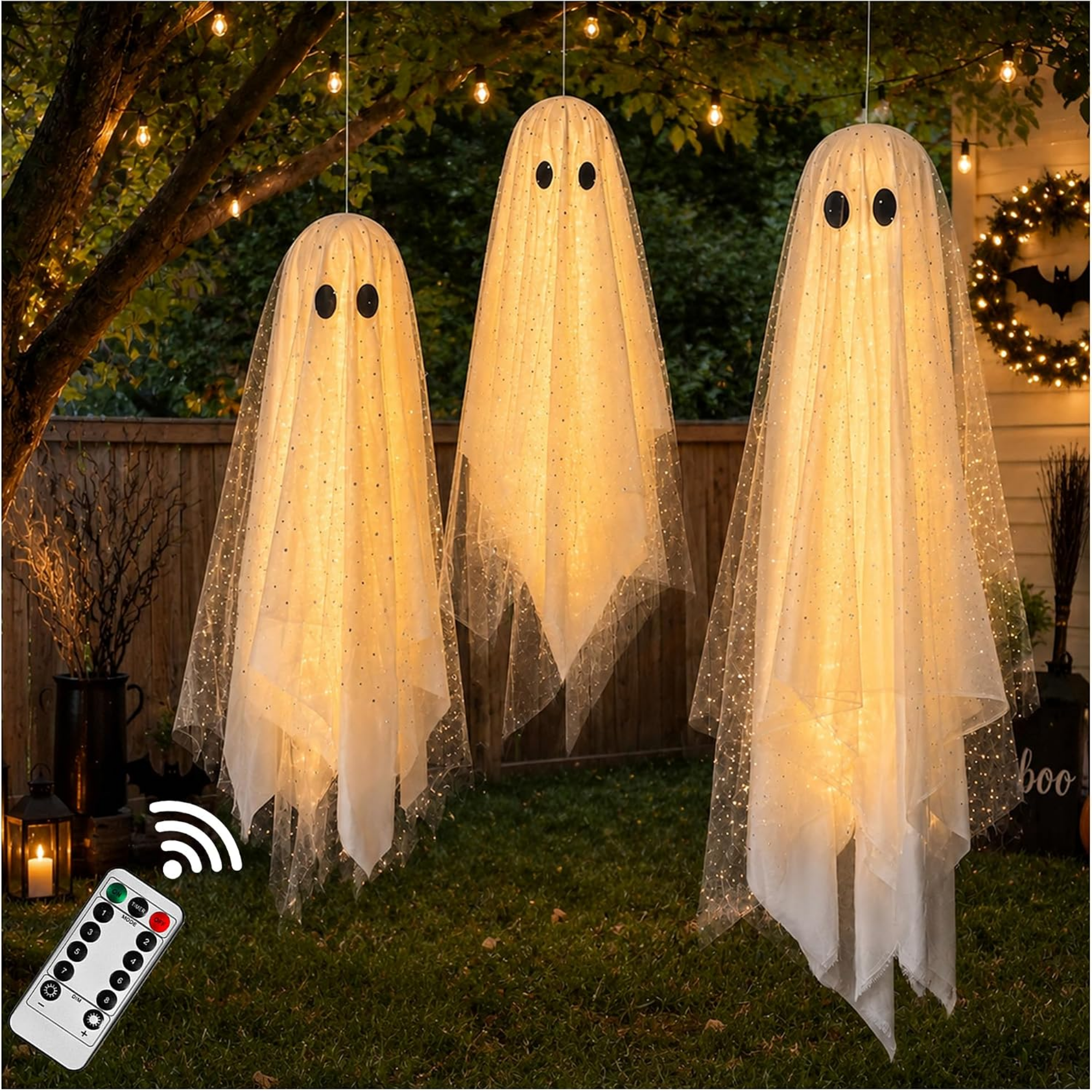 Ghost Decor with Light