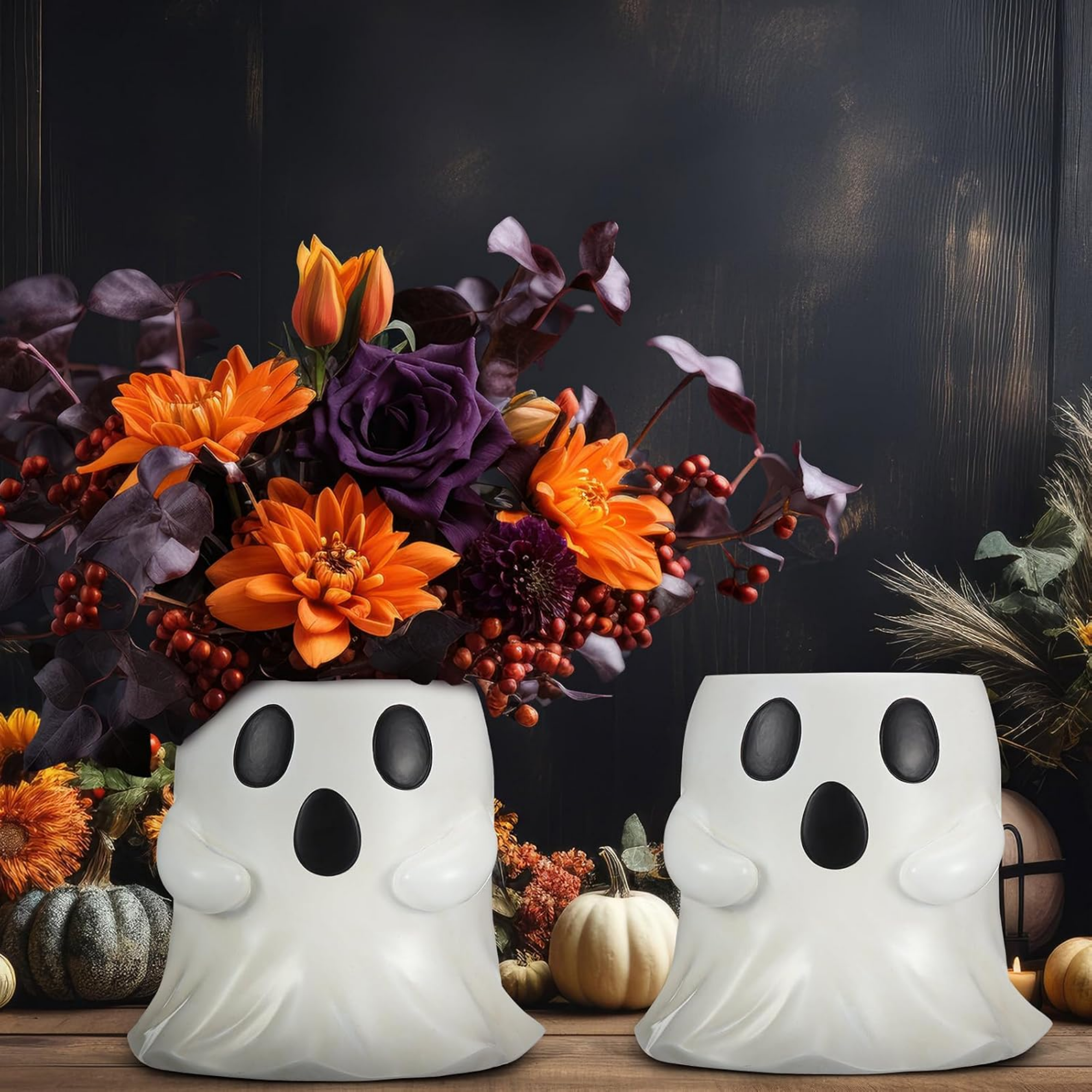 Ghost Bucket Decor