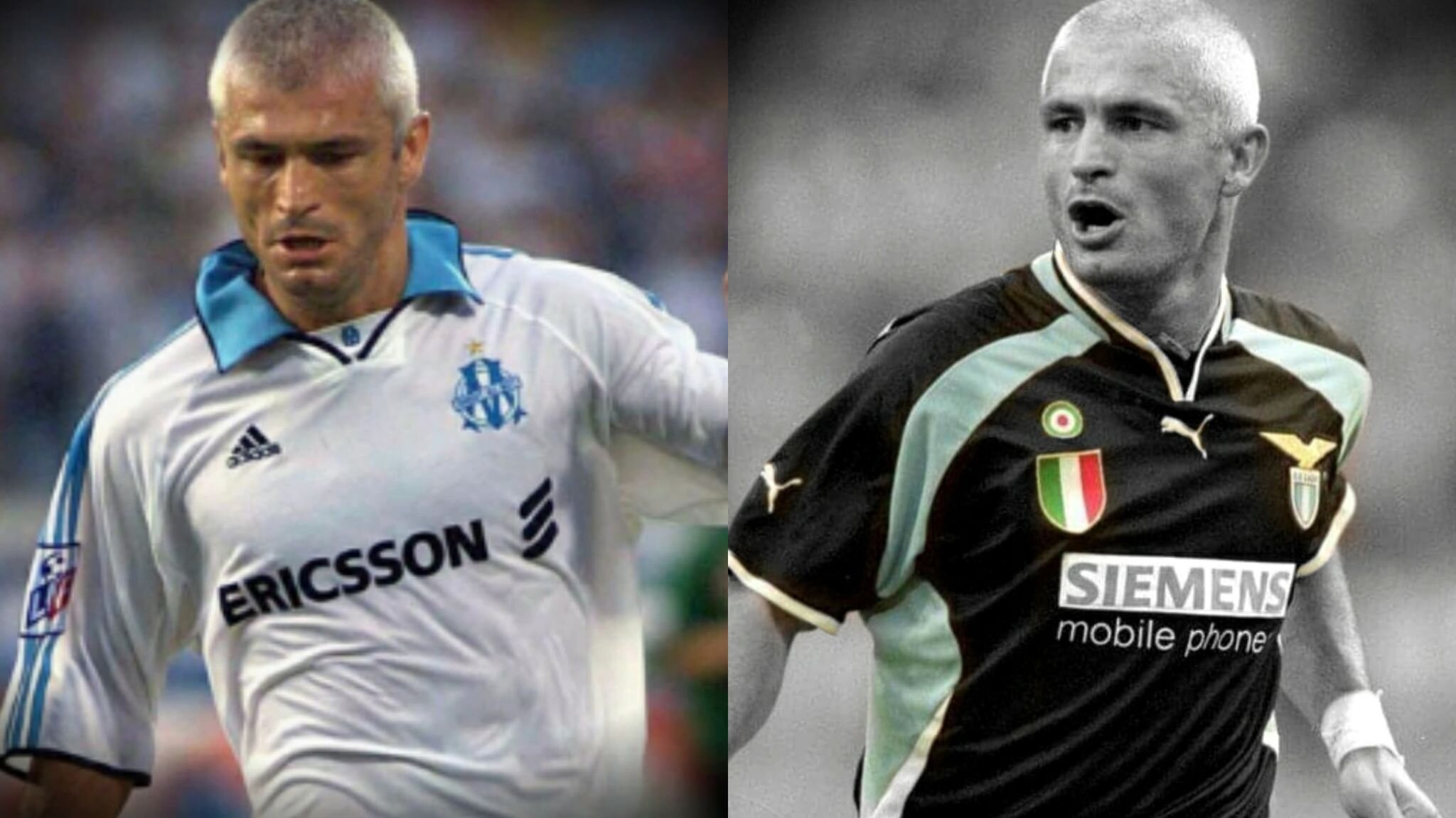 THE WHITE FEATHER'. Italian football legend FABRIZIO RAVANELLI