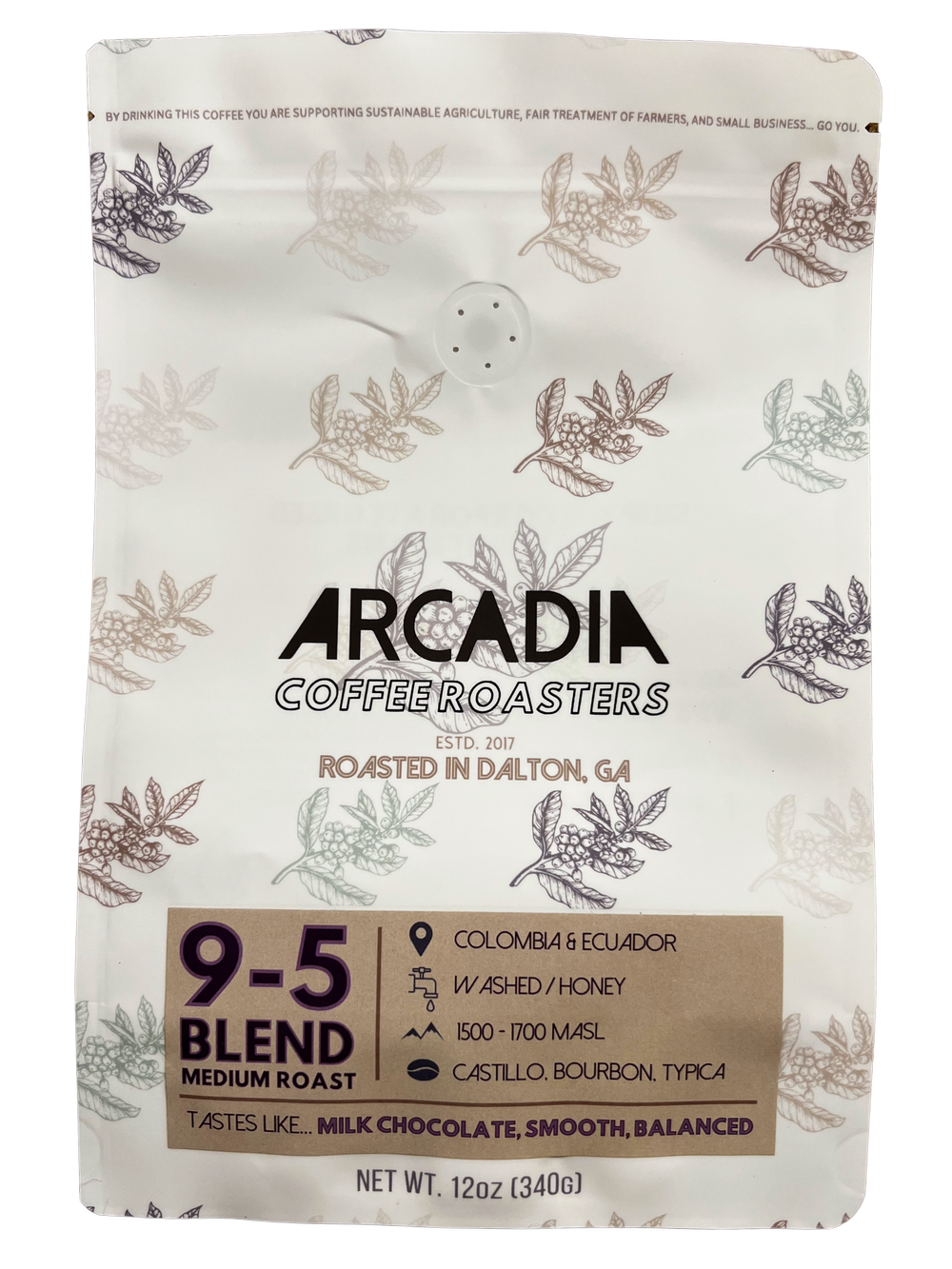 Nine to Five Medium Blend — Arcadia Coffee Roasters