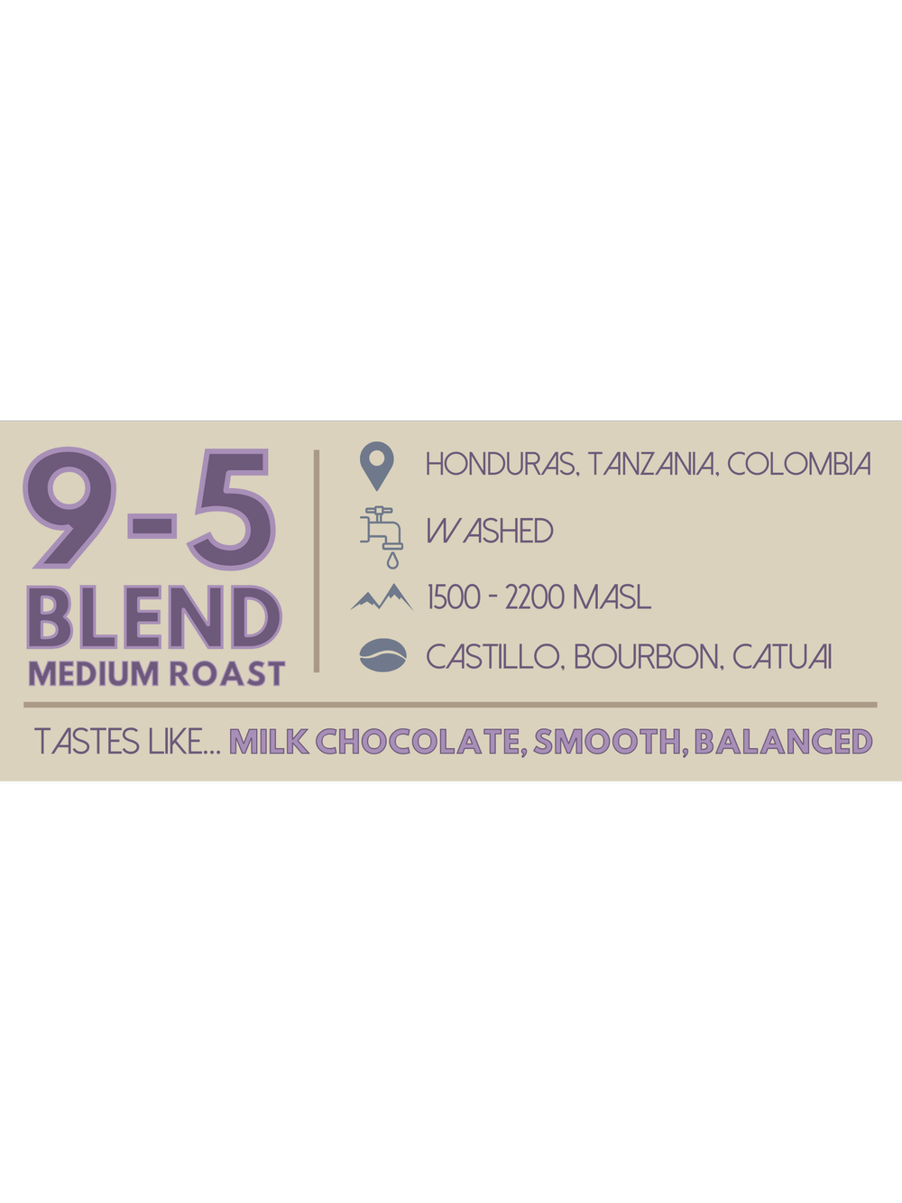 Nine to Five Medium Blend — Arcadia Coffee Roasters