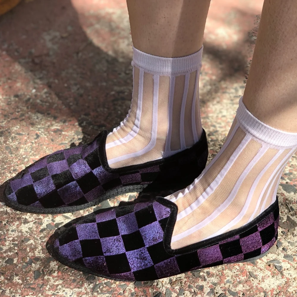 Hand-Made Velvet Flats from Venice