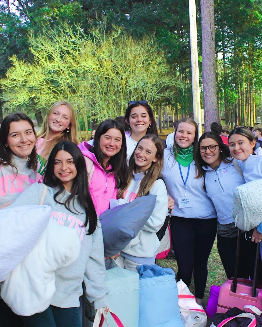 EMPOWER 2026🎉💕

Empower is a leadership retreat for new members of Greek Life to help facilitate their leadership journey. We are so proud of our members who were selected to attend and cannot wait to see what they will bring back to our chapter! S