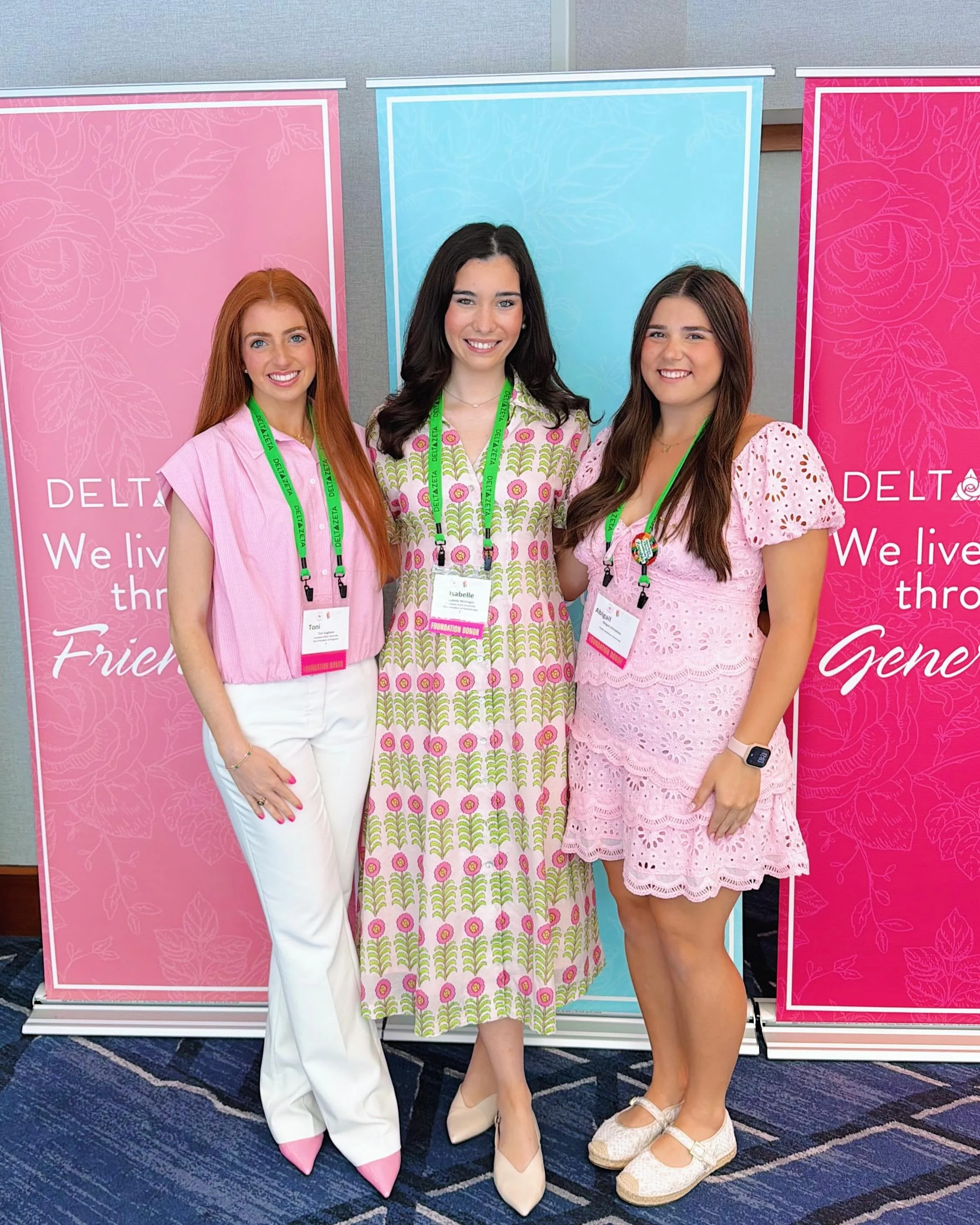Ignite the Flame🐢💕

This past weekend members of our Executive Board attended the 2026 Delta Zeta Leader Summit and Tani Austin Ignite the Flame Philanthropy Summit. Abigail, Isabelle, and Toni learned so much and can&rsquo;t wait to bring everythi