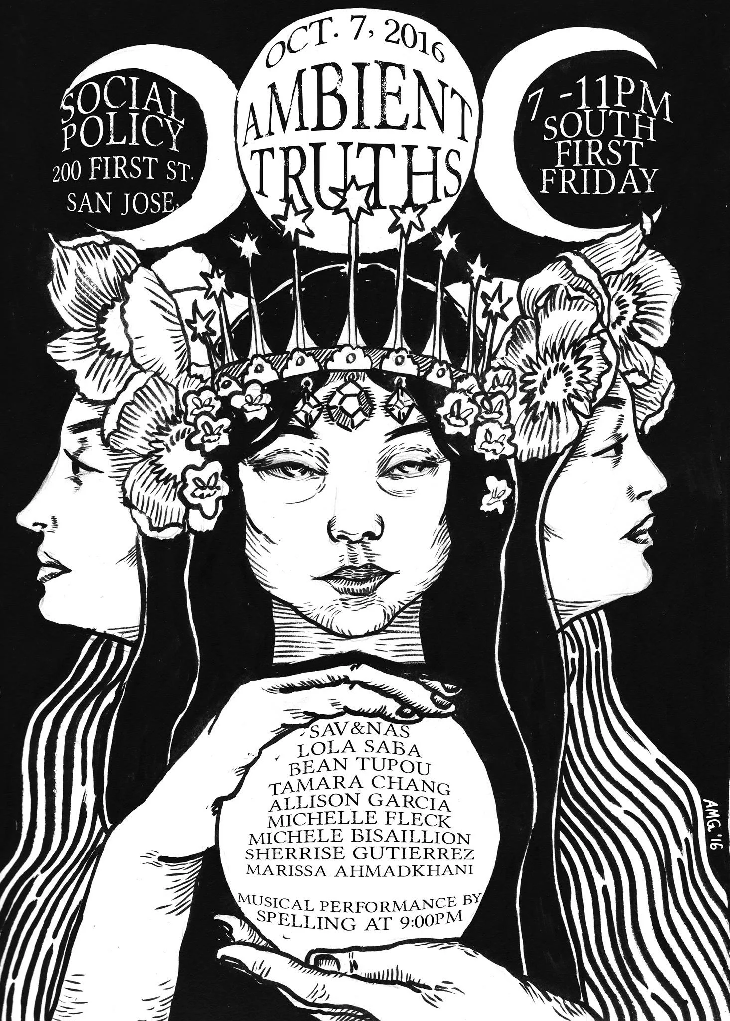  Poster design for art show 2016 