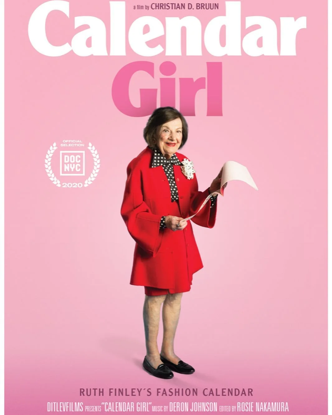 A documentary film I had the pleasure of being a part of, Calendar Girl, about the great Ruth Finley will have its world premiere at DOC NYC, November 11&ndash;19, 2020. 

Please check it out at:
https://www.docnyc.net/film/calendar-girl/

DOC NYC is