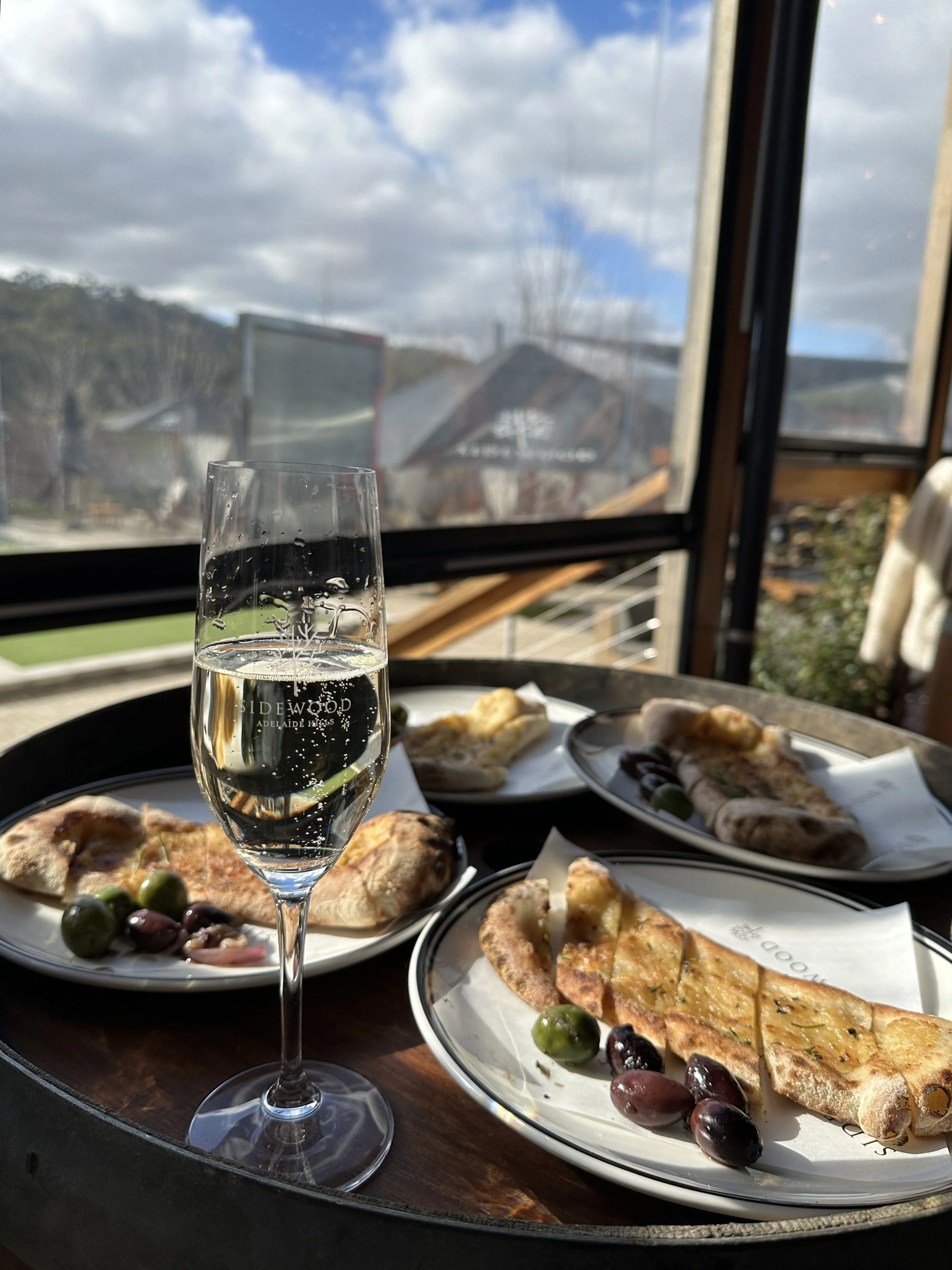 Entree - Adelaide Hills olives, wood oven focaccia