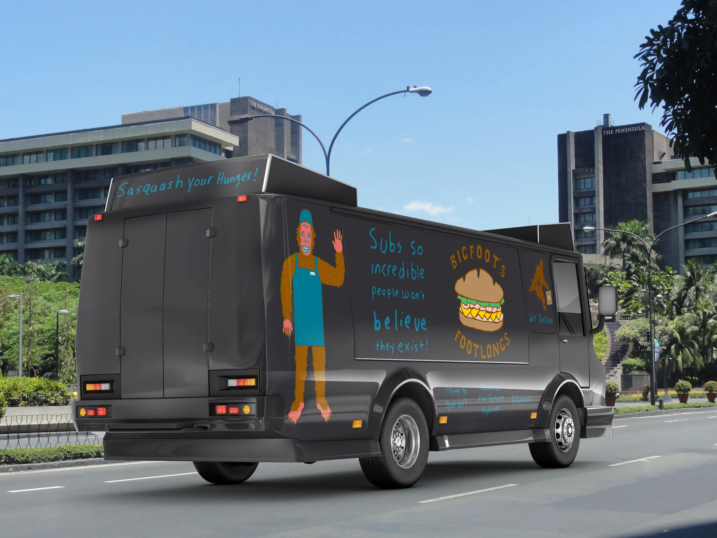  Food Truck Back &amp; Side View 