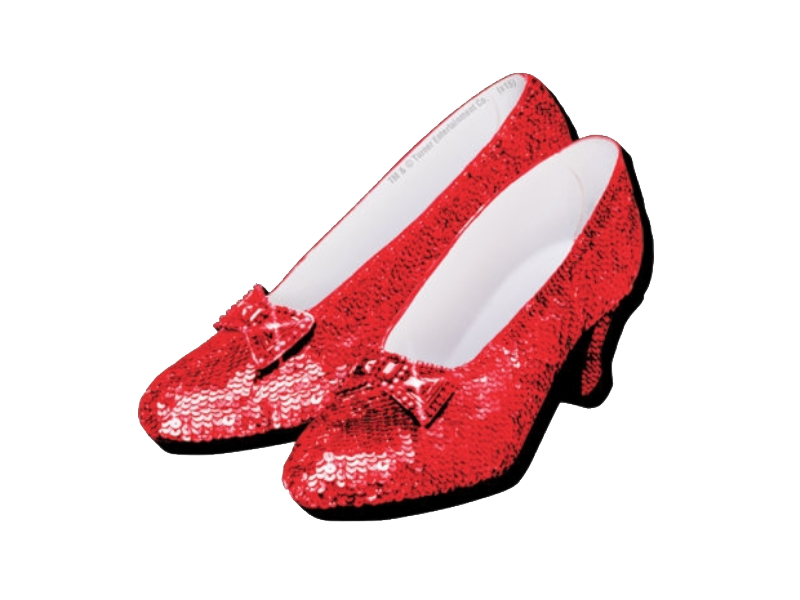 oz ruby slippers drawing