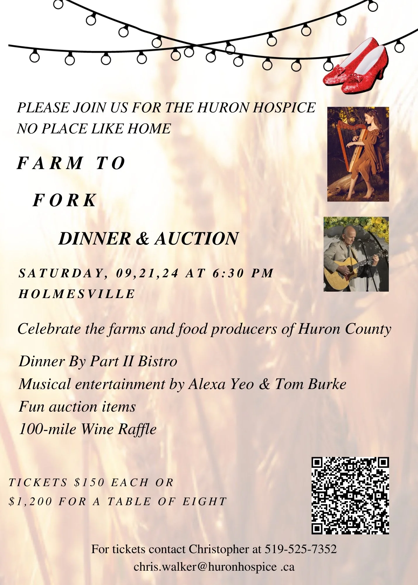 2024 No Place Like Home Dinner Silent Auction — Huron Hospice
