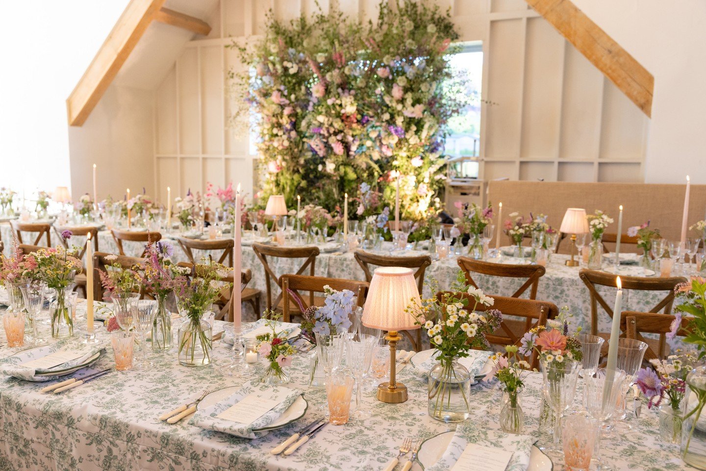 Tables dressed, candles lit - just waiting on the good company!⁠
⁠
⁠
Planning &amp; design: @oliveskyevents⁠
Florals: @artistically_twisted_london⁠
Production: @pr_live_⁠
DJ: @naqentertainment⁠
Furniture: @houseoffurncollection⁠
Tableware: @theluxeco