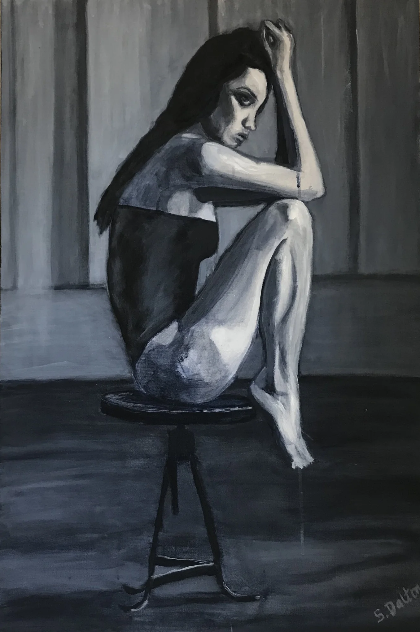 Girl on a Stool