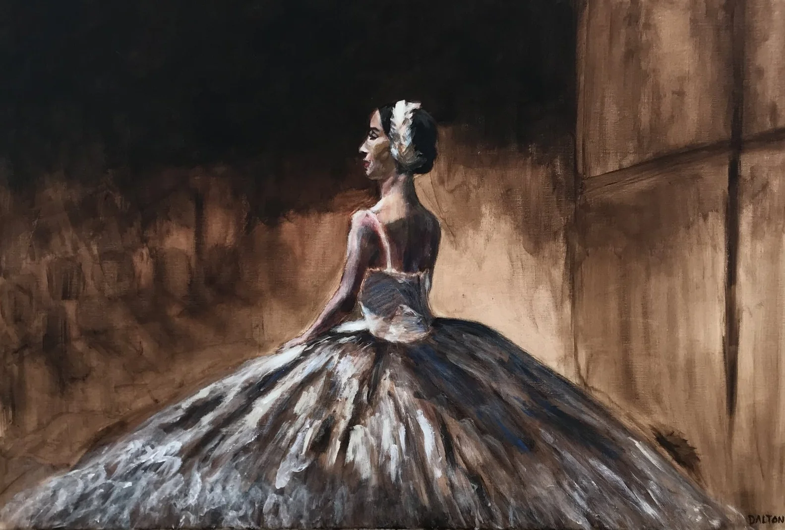 Ballerina in Sepia