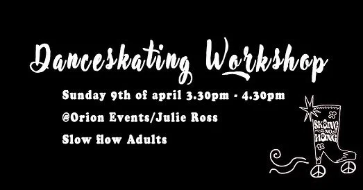 Slow flow adult workshop this sunday💃🏻❤️ we&rsquo;ll drill some dance moves, work on our weight distribution and practice our crazy legs. Will use what we learned in a routine, only 90s skate music baby🛼🥰 #sk8ingnoh8ing #rollerskating #rollerskat