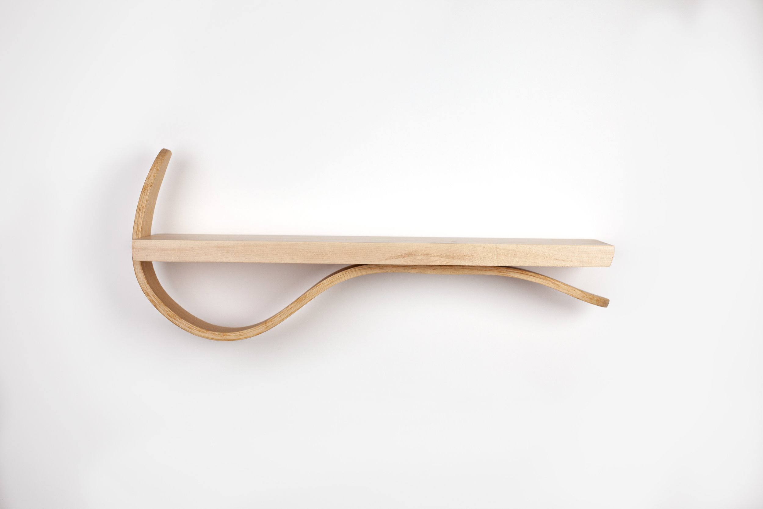 Floating Shelf, Maple Ash 