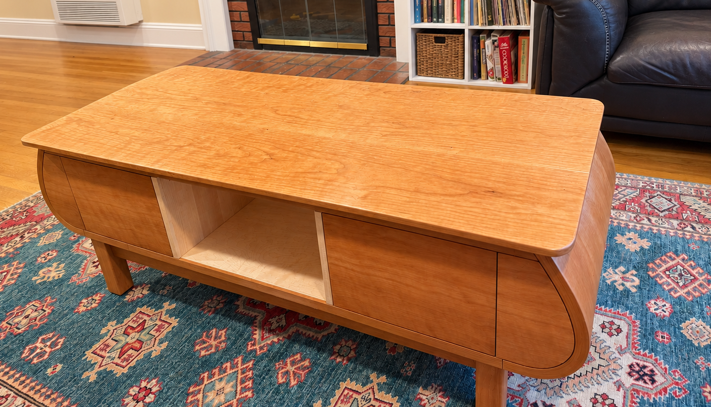 coffee table with drawers