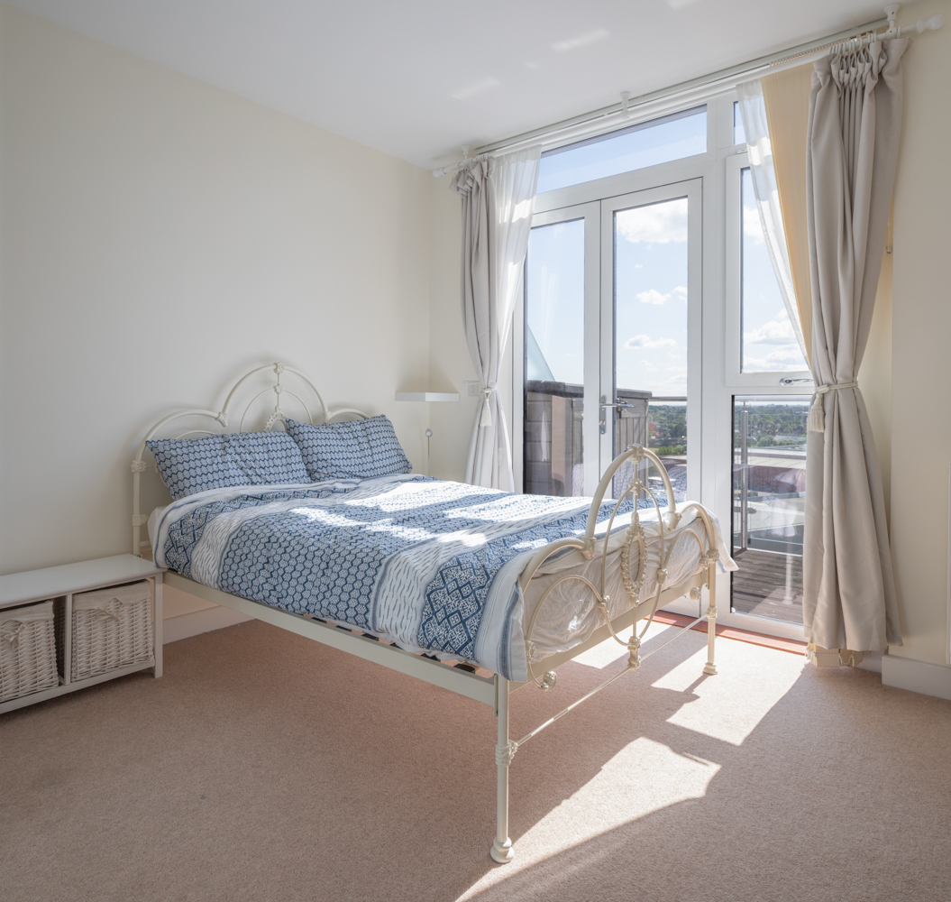 Second bedroom, with a terrace on the outside