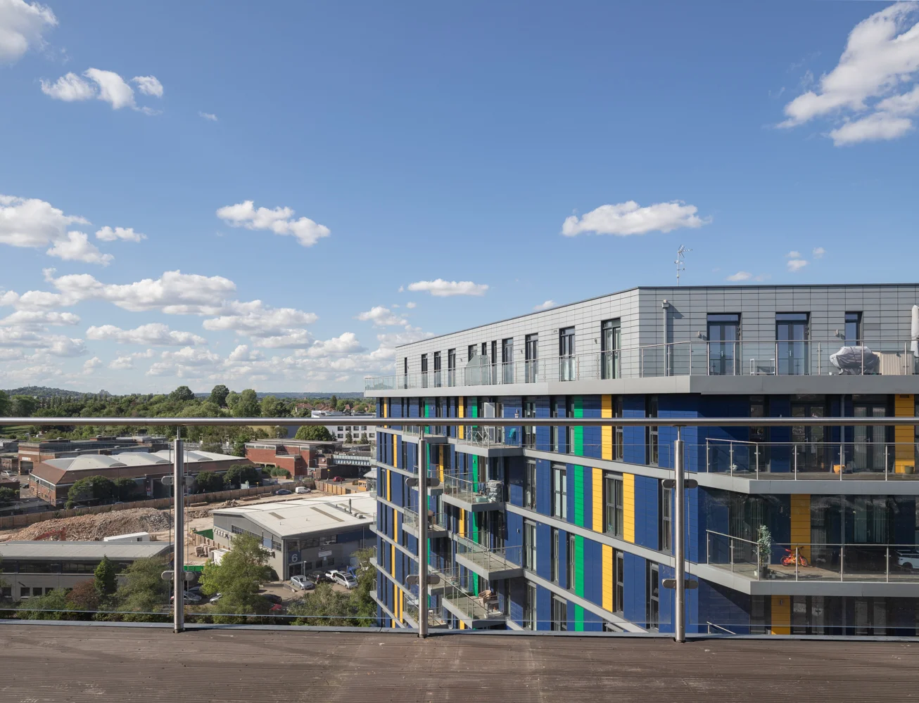 Outdoor terrace on the other side