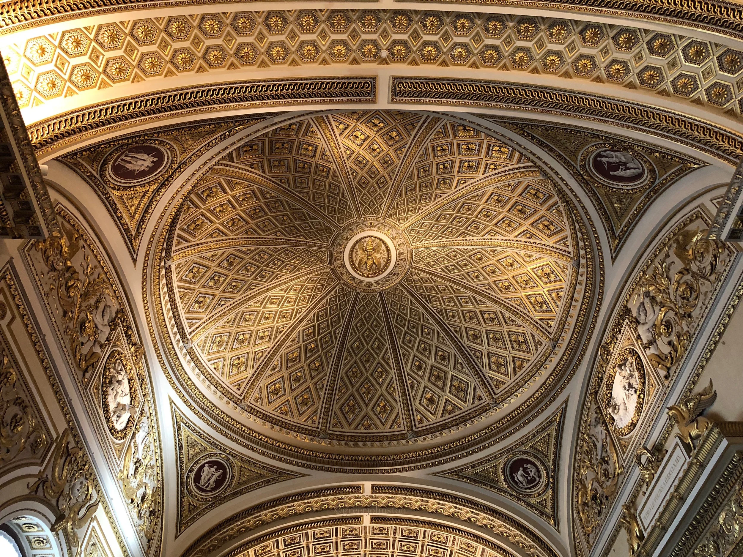 Even the ceiling at the Uffizi is a work of art
