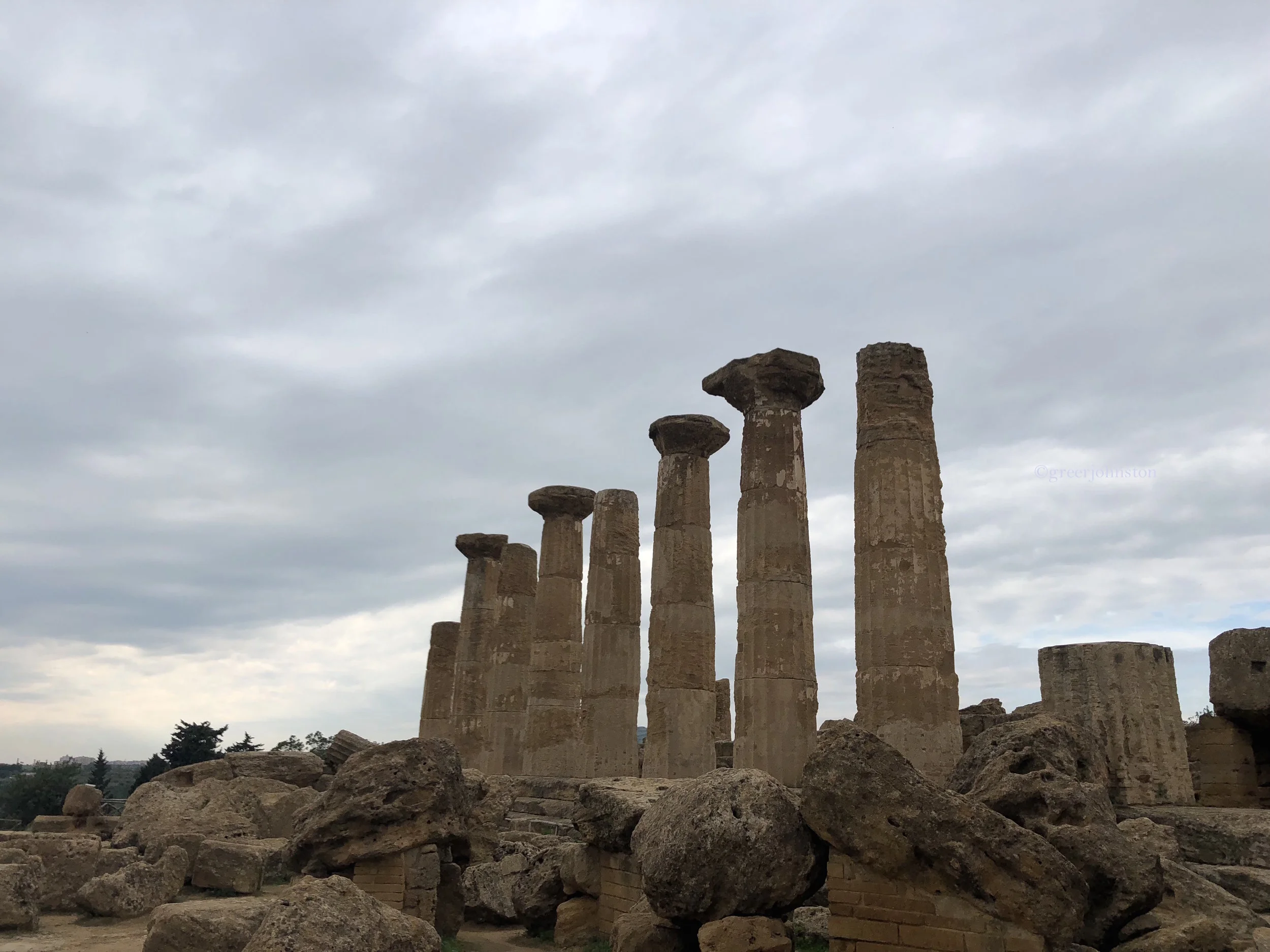 The Tempio di Ercole, one of the many treasures in La Valle dei Templi