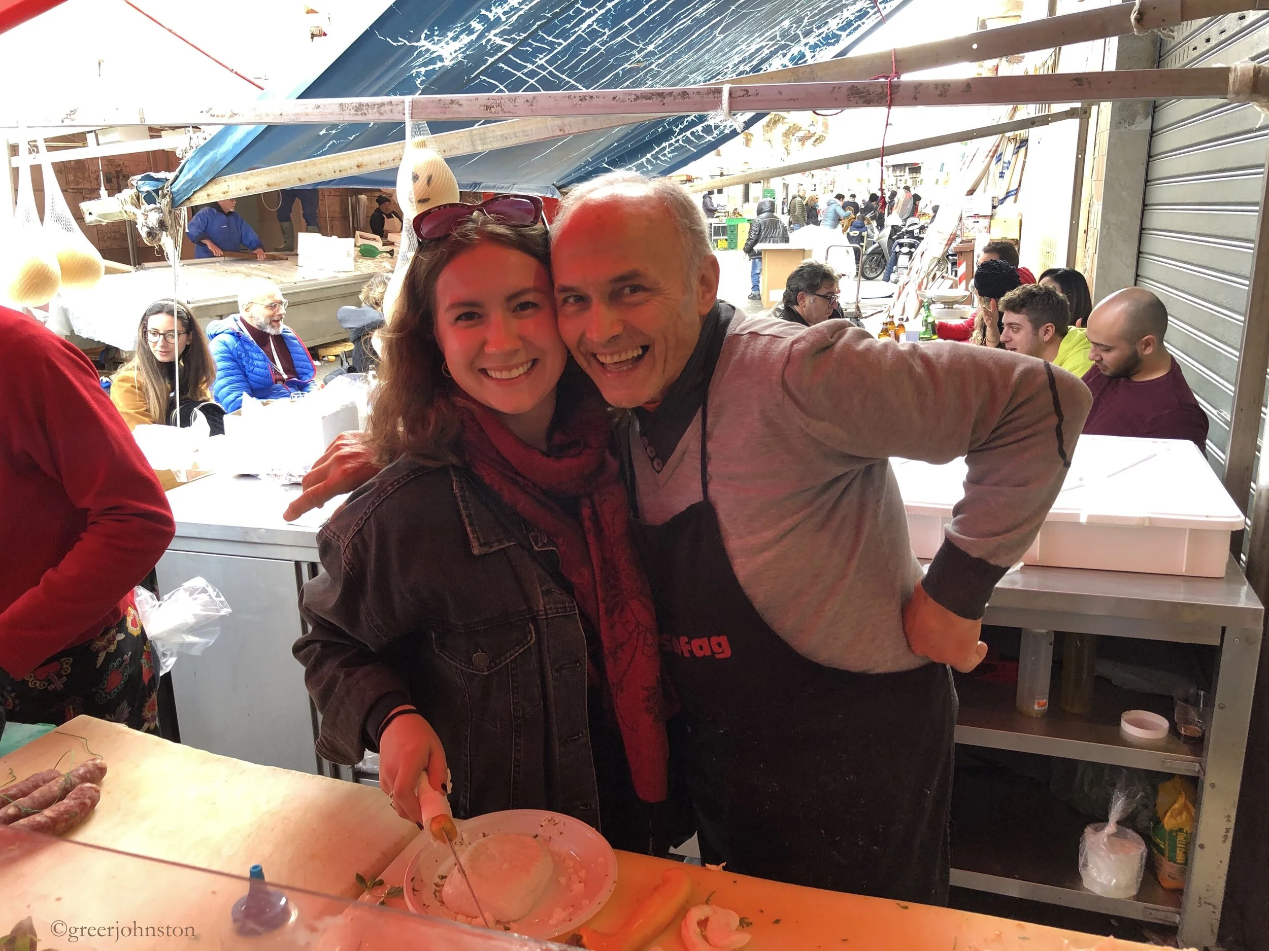 With Andrea of Caseificio Borderi