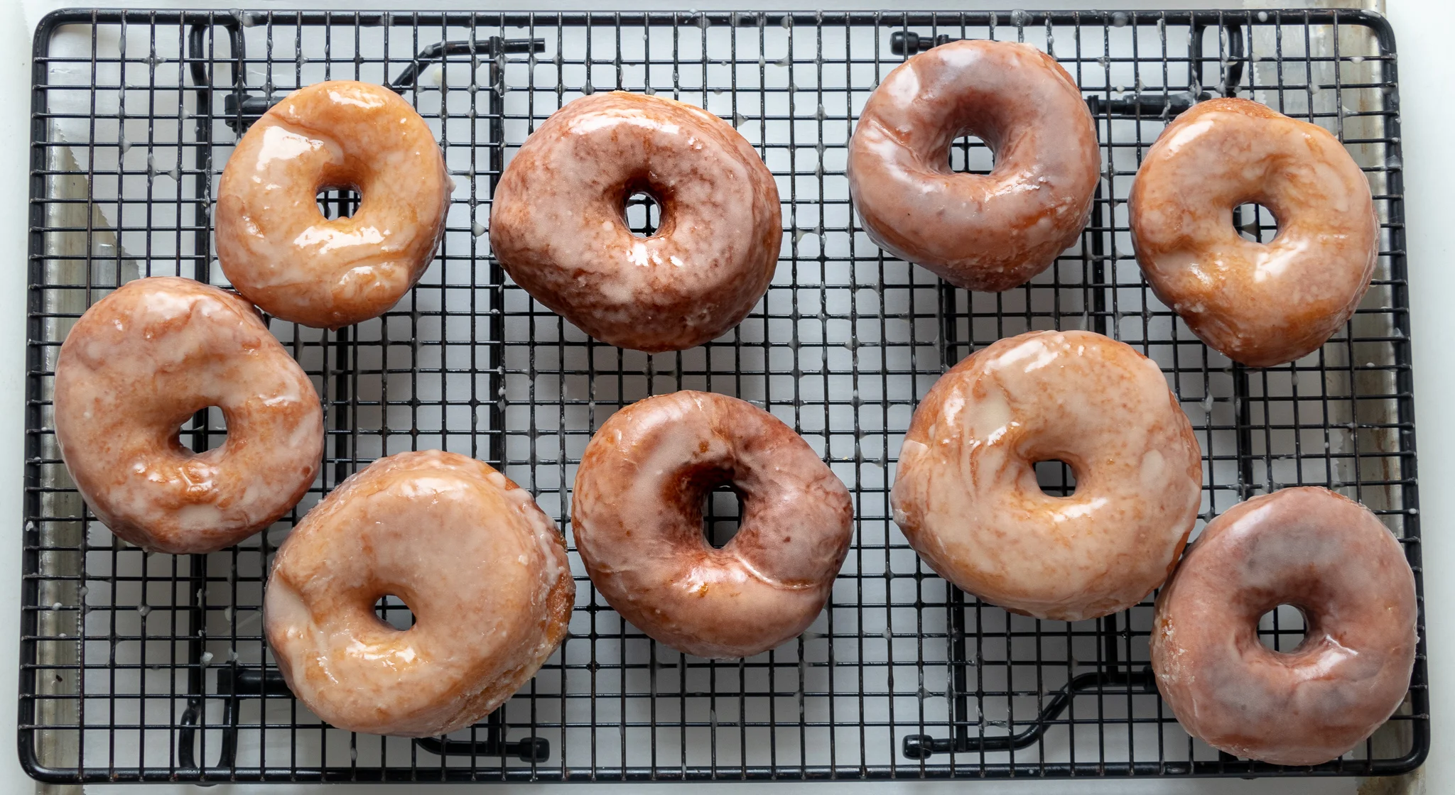 Vegan Glazed Yeast Donuts