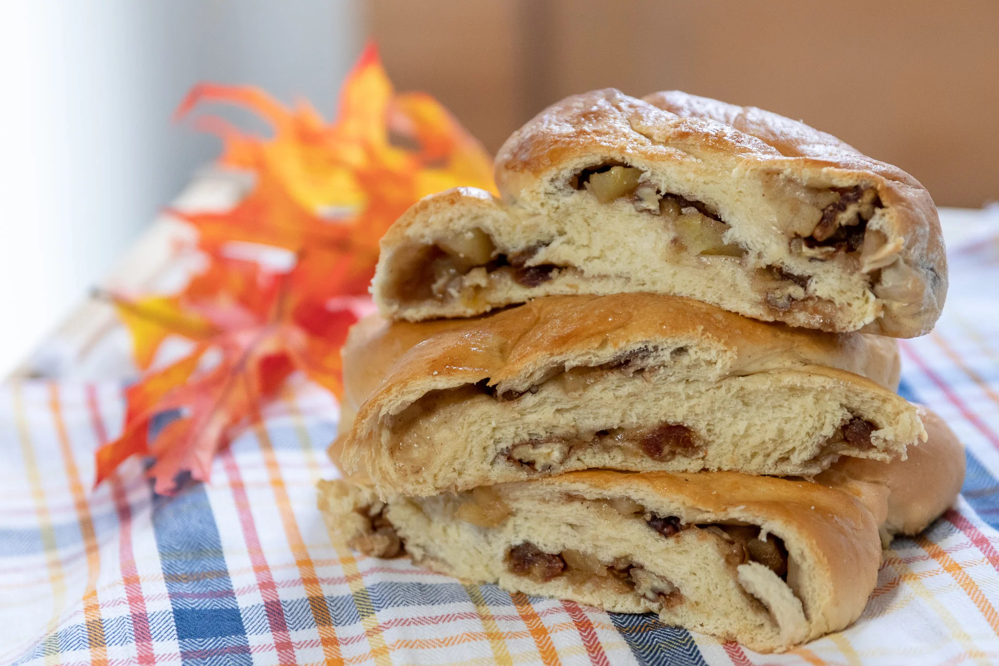 I have been baking and stuffing challah bread for what seems like forever. This spiced apple and pecan stuffing has long been a favorite for fall, and the high holidays. This vegan challah bread is just as beautiful as it is delicious, and is sure to impress anyone who gets the privilege of tasting it. If you have never made challah, then by all means, you must! It’s not nearly as intimidating as it may seem, and the stuffing possibilities are endless!