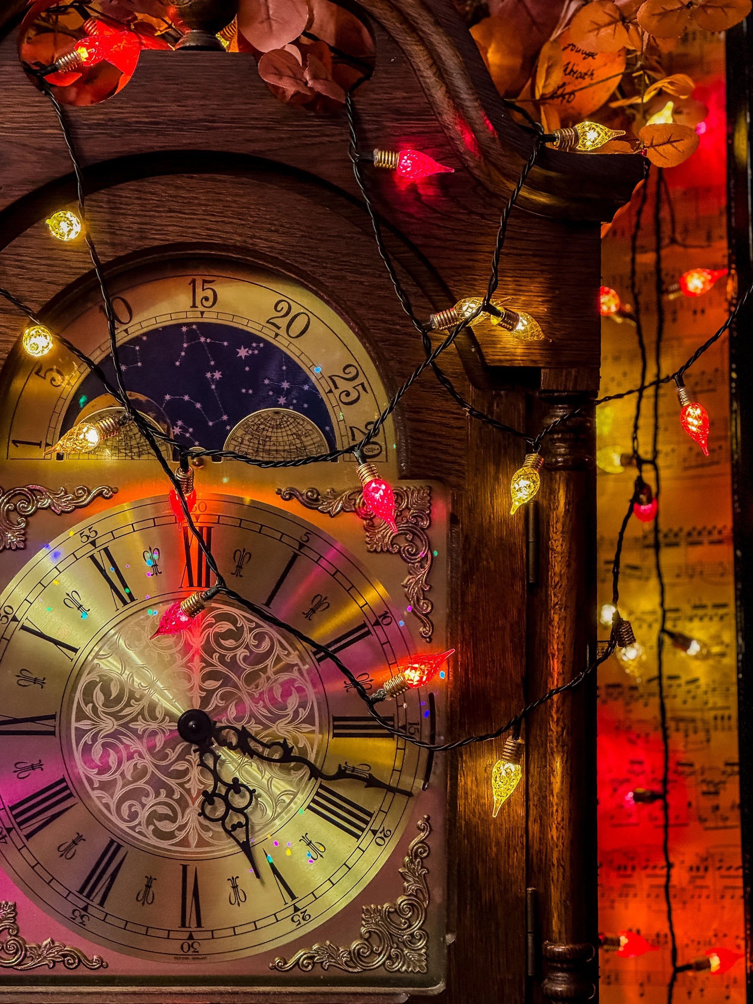 "Winter Parlour" Vintage Multicoloured Lights