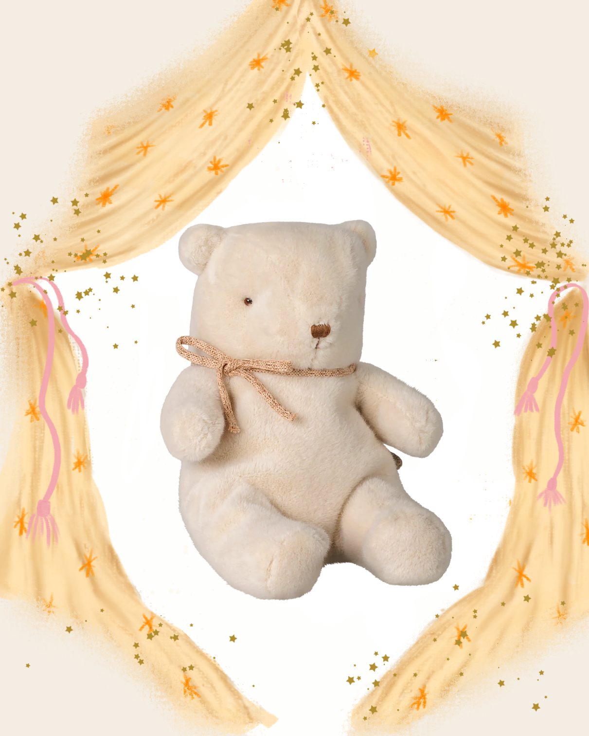 Small Off White Bear