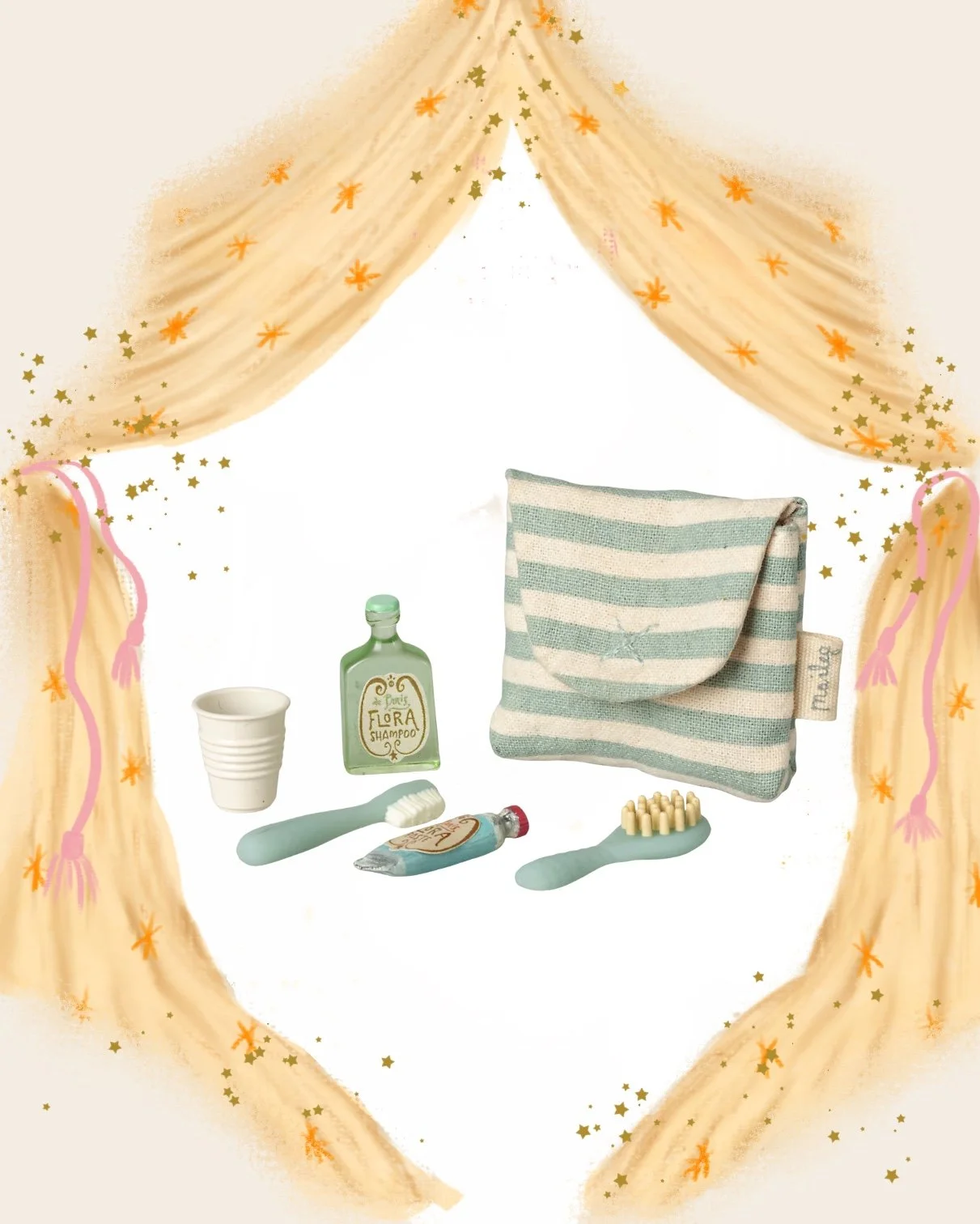 Preorder Mouse Toothbrush Set in Blue