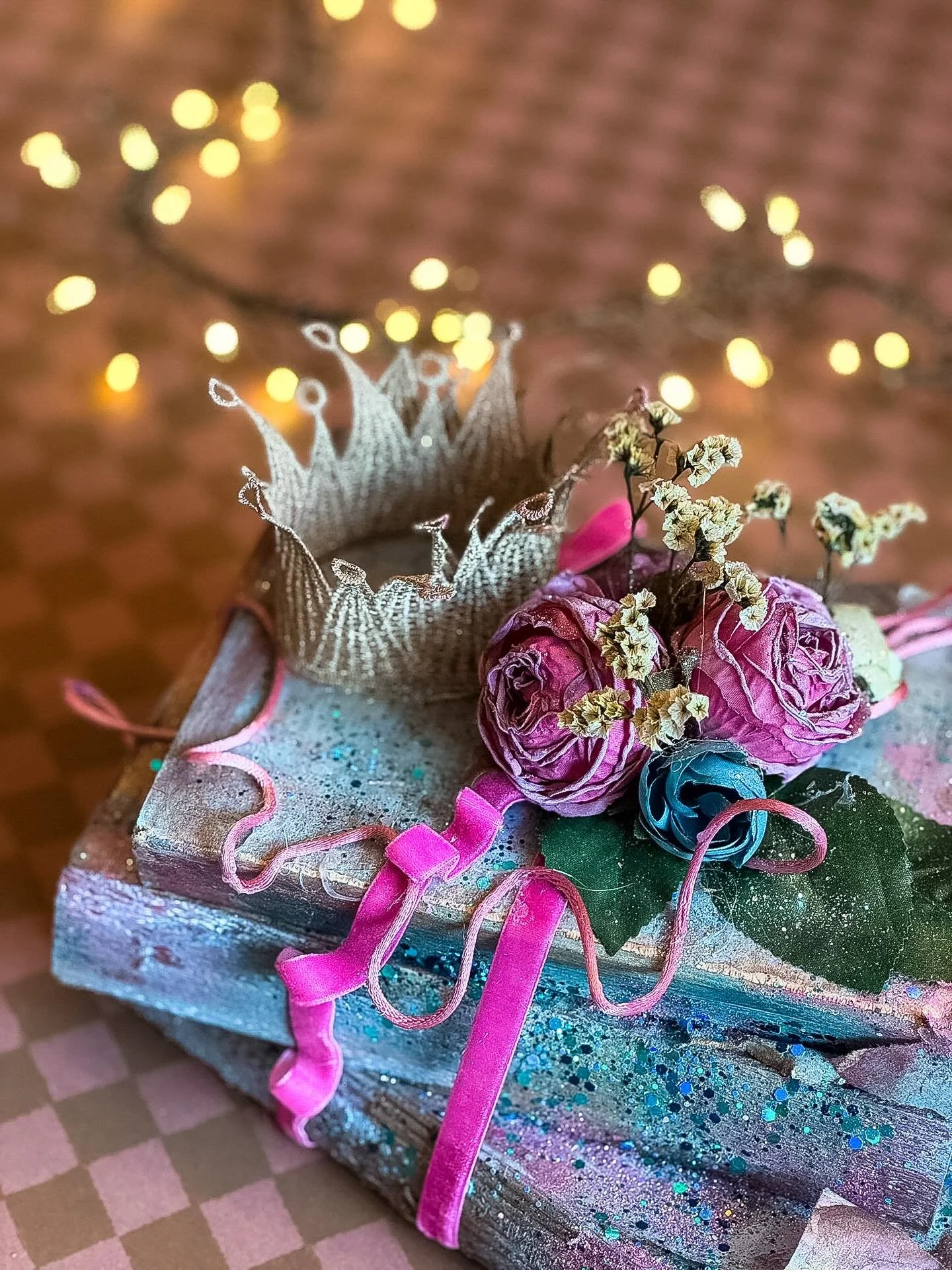 The new Lost Library book stacks will be landing online Sunday 7pm 🙌✨🌸 
Gathered from the shelves, where long lost stories have fallen asleep&hellip;
Drawn from the hidden corners of the Lost Library, these altered book stacks are lovingly transfor